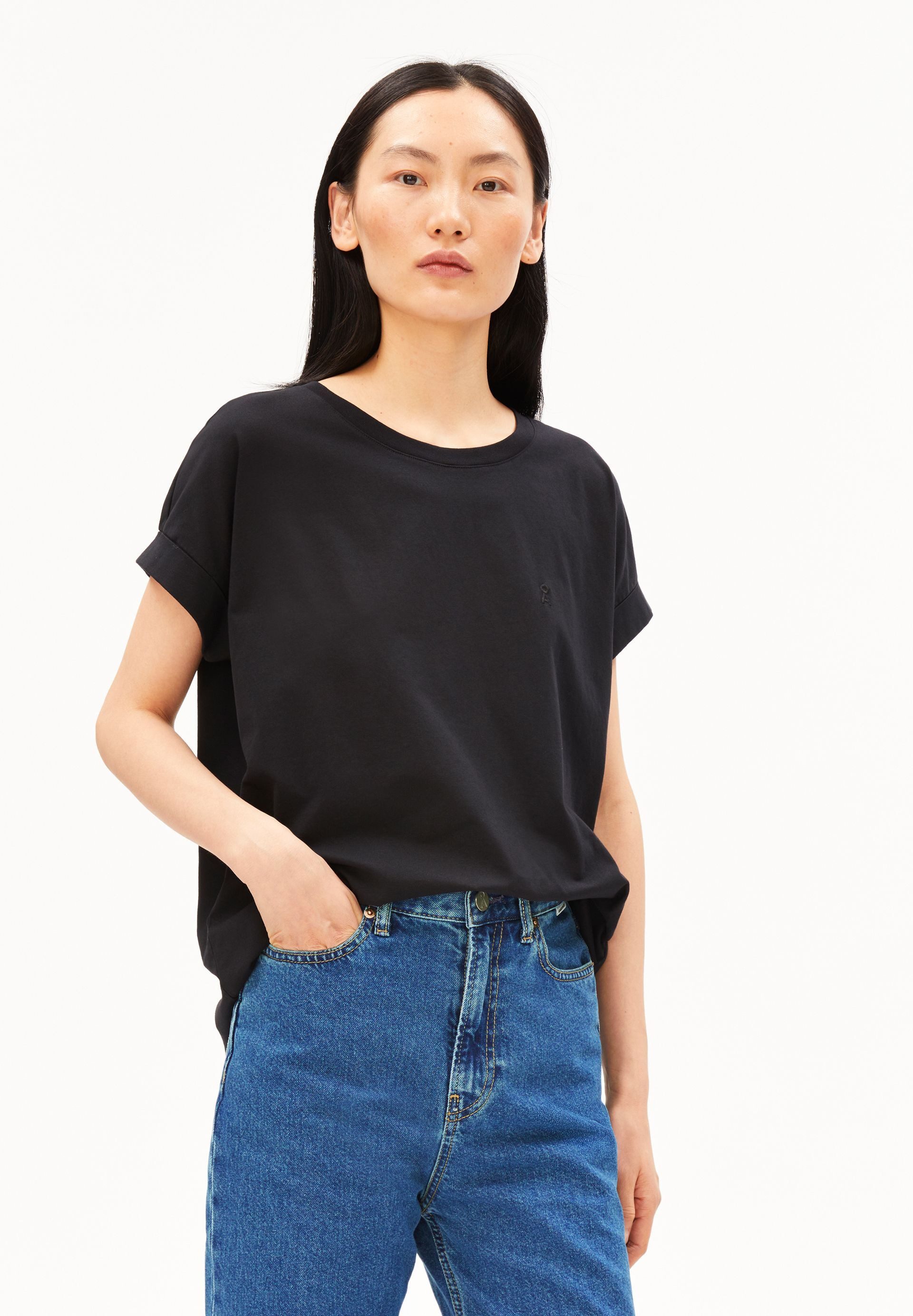 Armedangels T-Shirt IDAARA T-Shirt aus Bio-Baumwolle Loose Fit