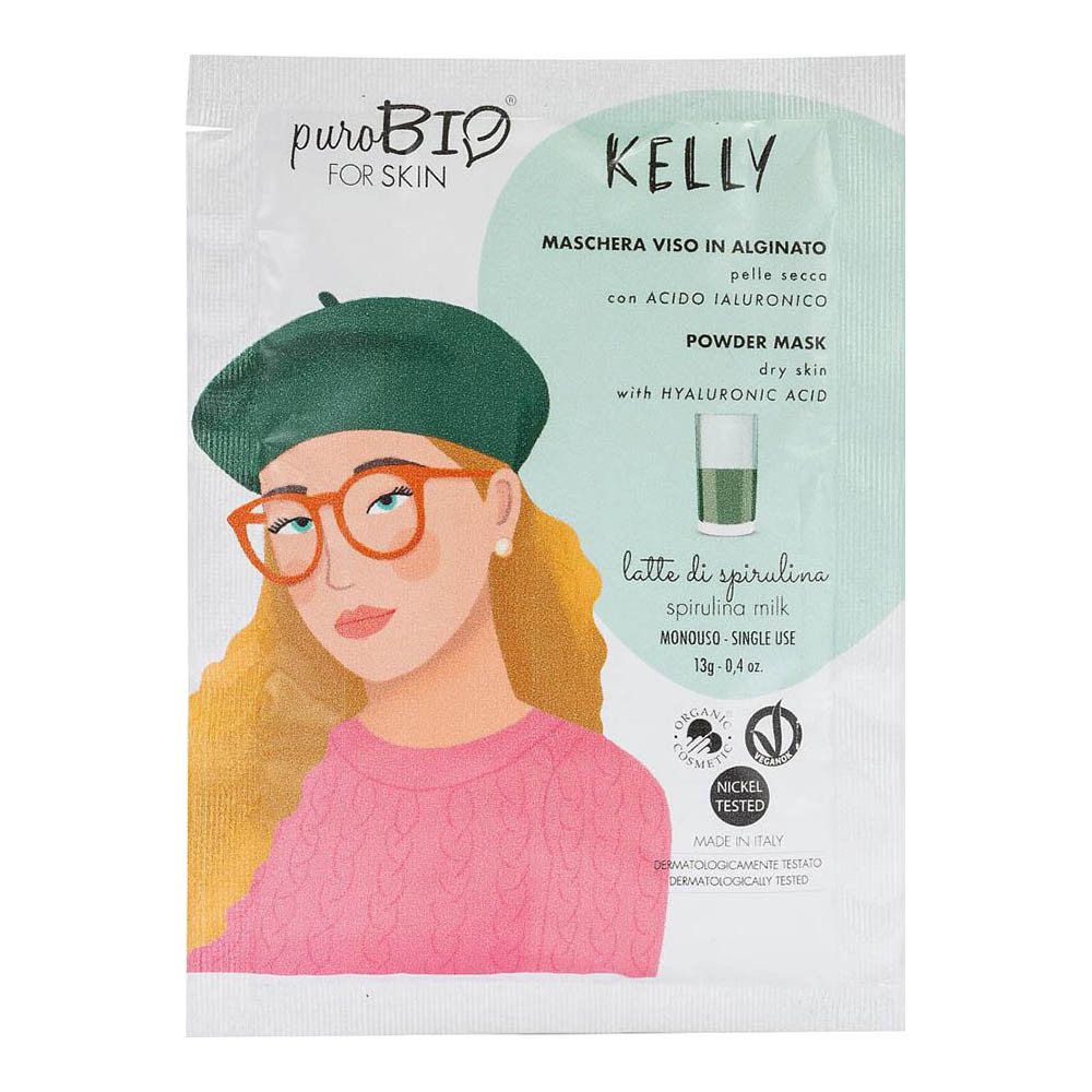 Purobio Gesichtsmaske Peel off Face Mask Kelly - 09 spirulina milk 13g