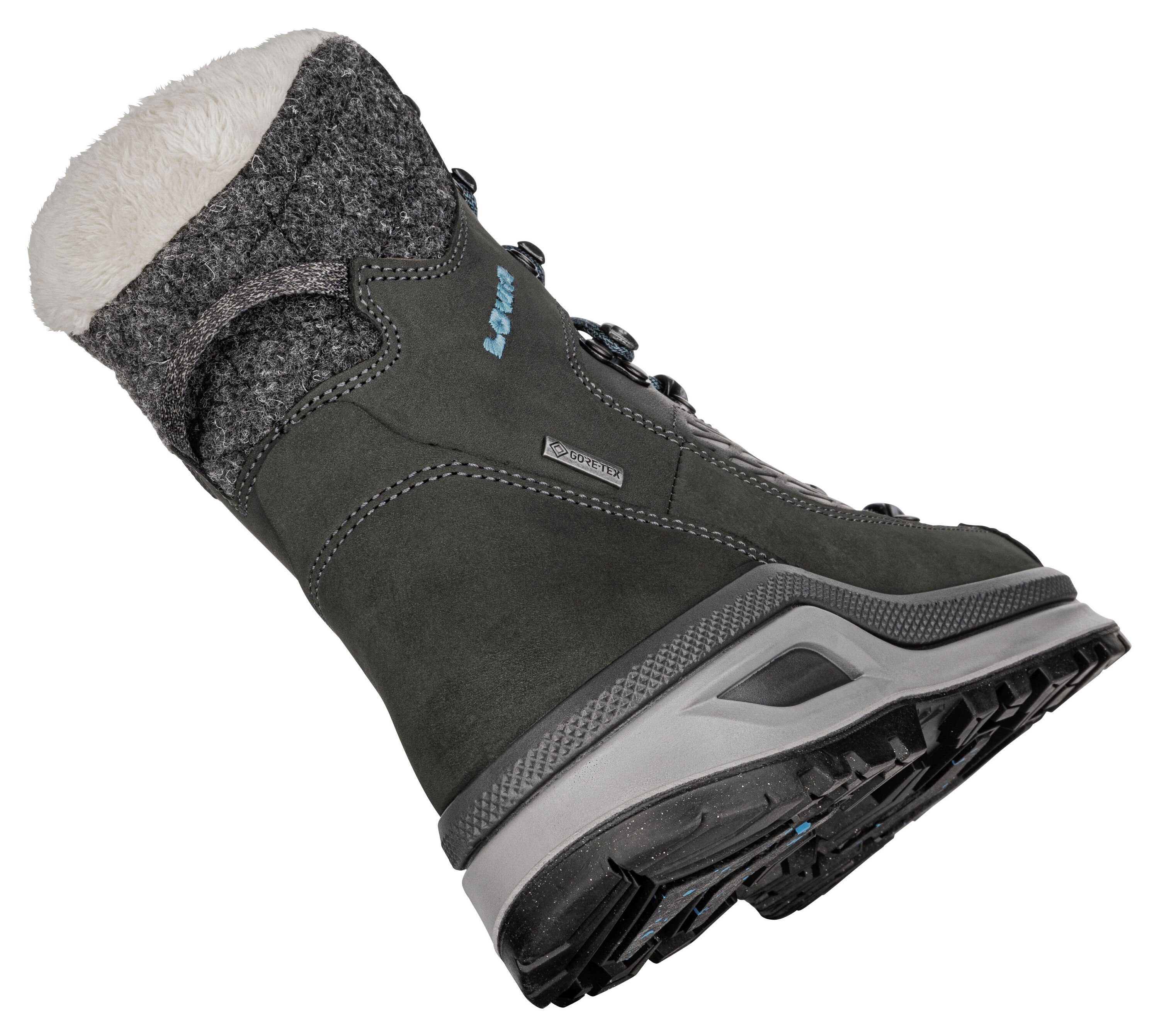 WS EVO RENEGADE (1-tlg) GORE-TEX-Partelana-Futter anthrazit/petrol ICE mit GTX Lowa Outdoorschuh