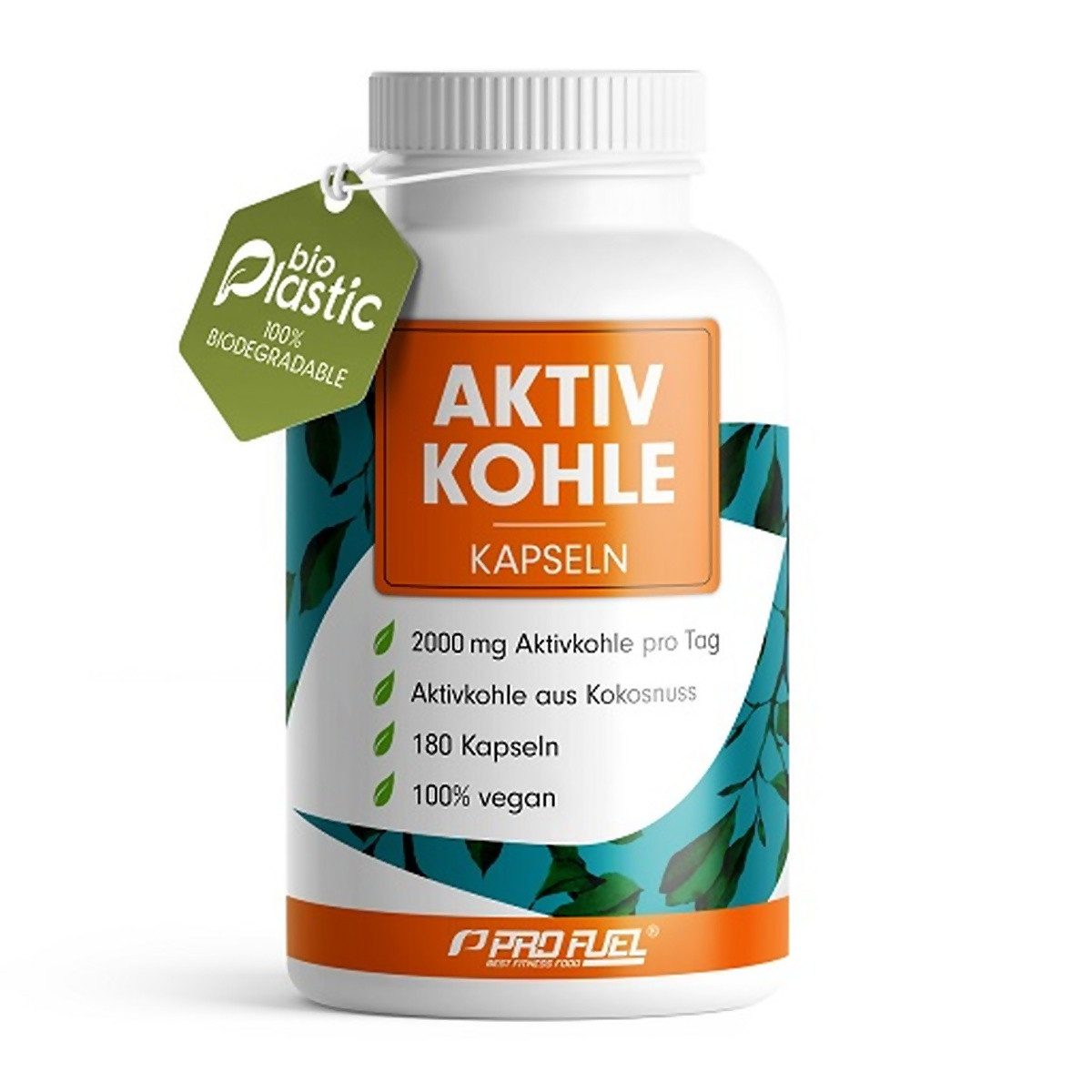 ProFuel Aktivkohle (180 Kapseln) Kapseln, 100 g