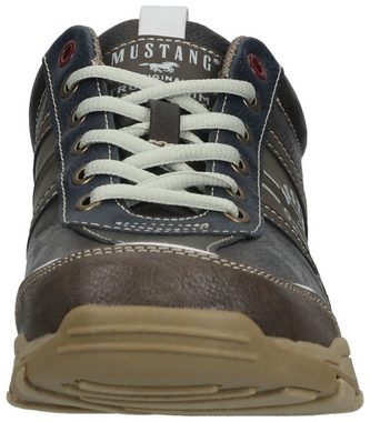 MUSTANG Halbschuhe Lederimitat Schnürschuh