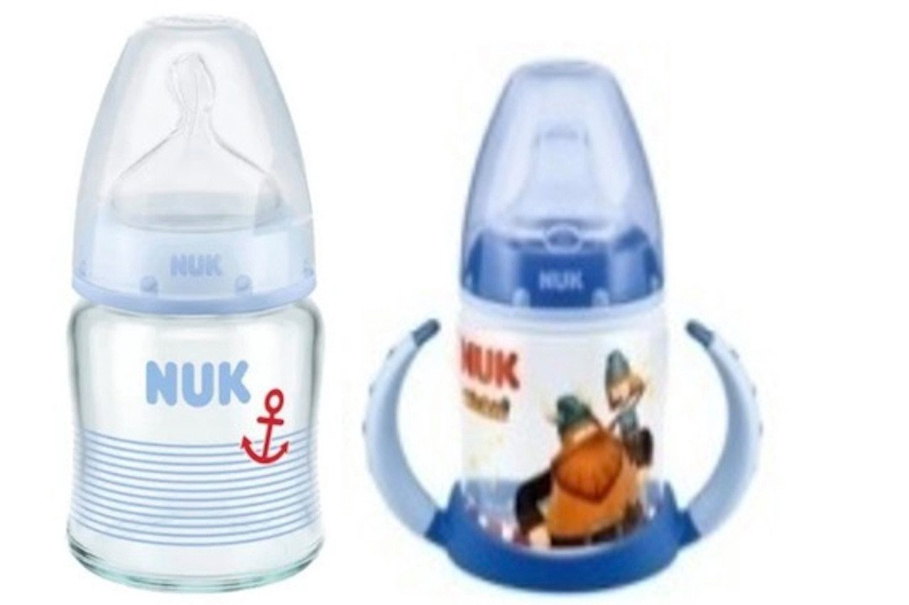 Babyflasche NUK First Choice Babyflasche Glas 120ml & Trinklernbecher 150ml