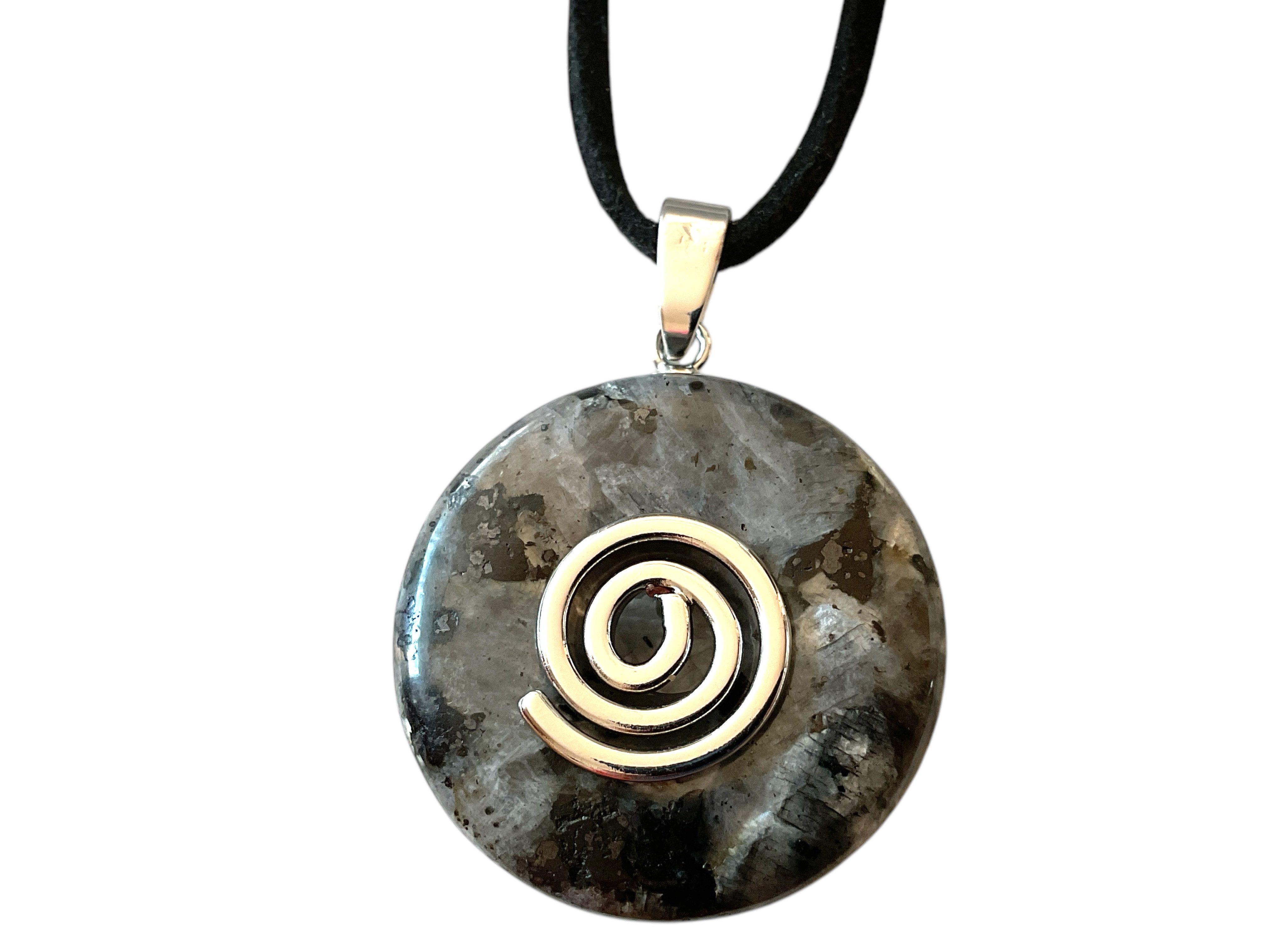 Steinfixx® Lange Kette echter Edelsteindonut 30 günstig online kaufen
