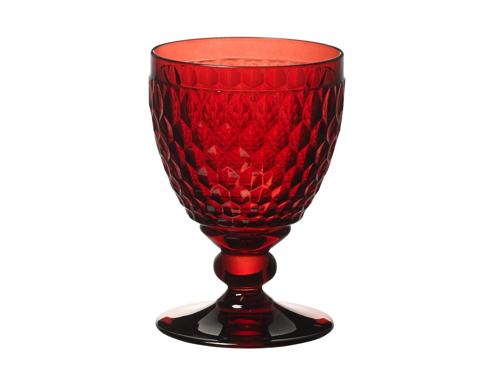Villeroy & Boch Weinglas Boston coloured Rotweinglas red 0,31 l, Kristallglas