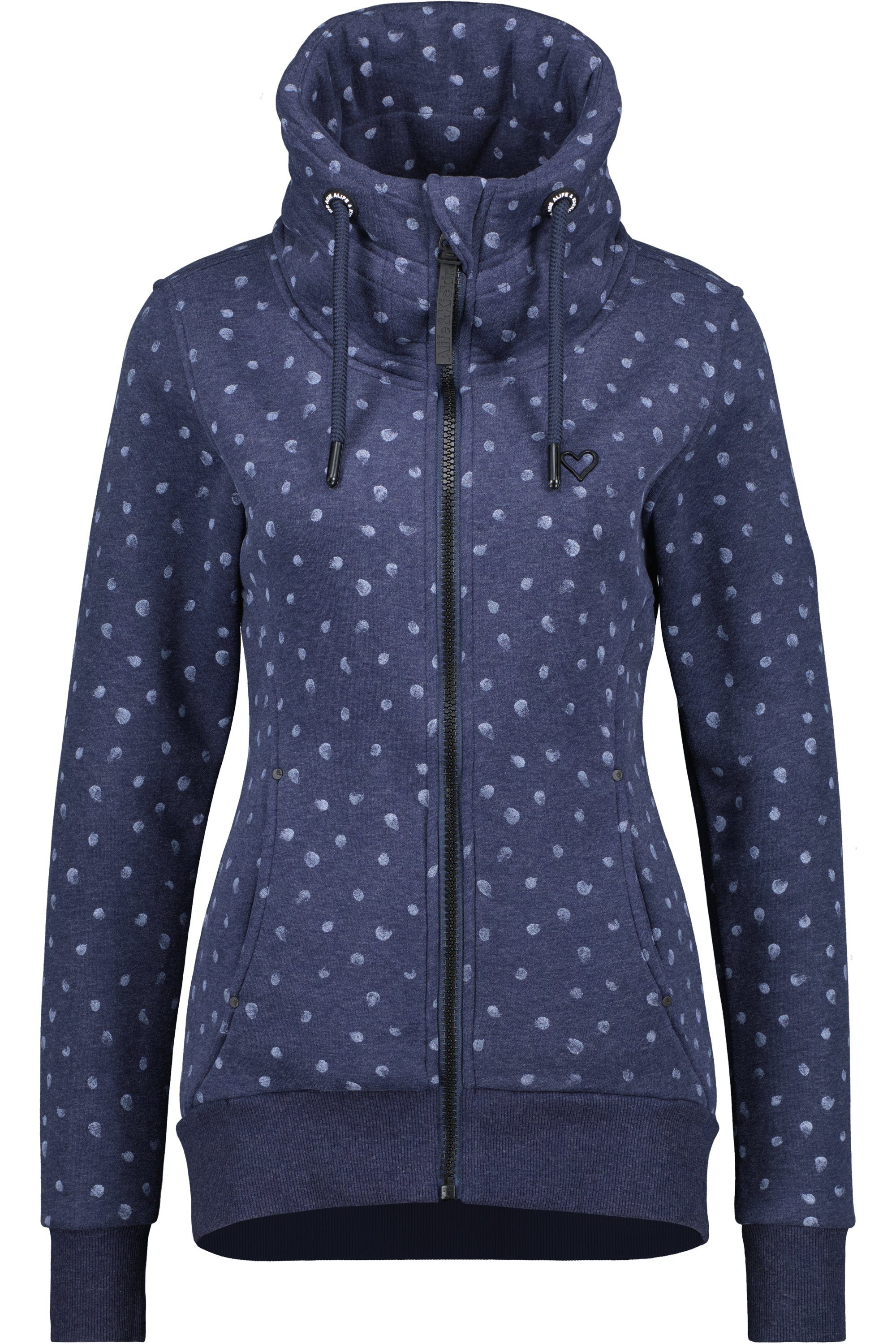 Sweatjacke Damen Sweatjacke VivianAK Sweatjacket Alife B melange Kickin & marine