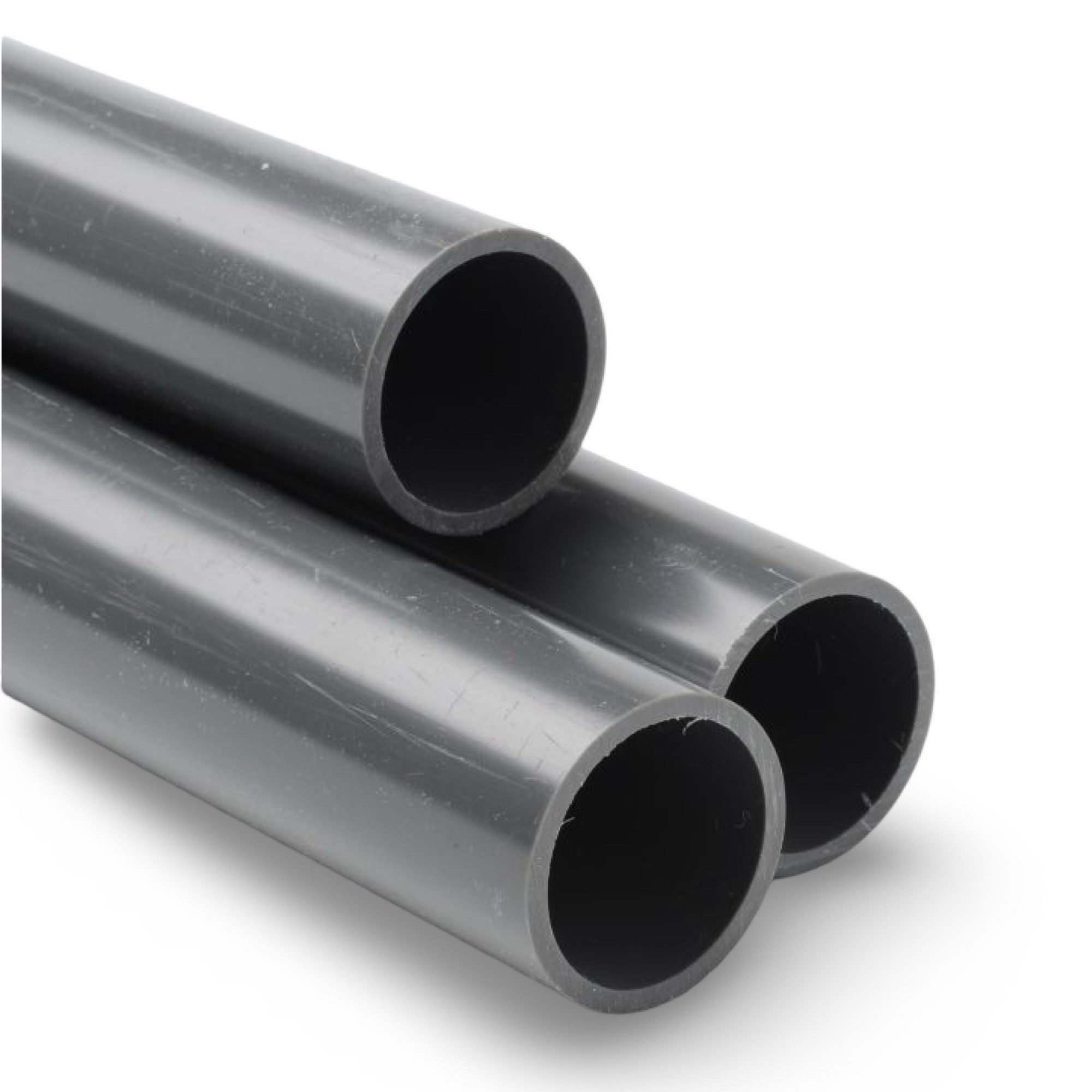 STEMAX-Wassertechnik Wasserrohr PVC Druckrohr 1m Rohr 12 16 20 25 32 40 50 63 mm, PVC Druckrohr PVC-U Rohr, PVC-U, leicht und Druckbeständig