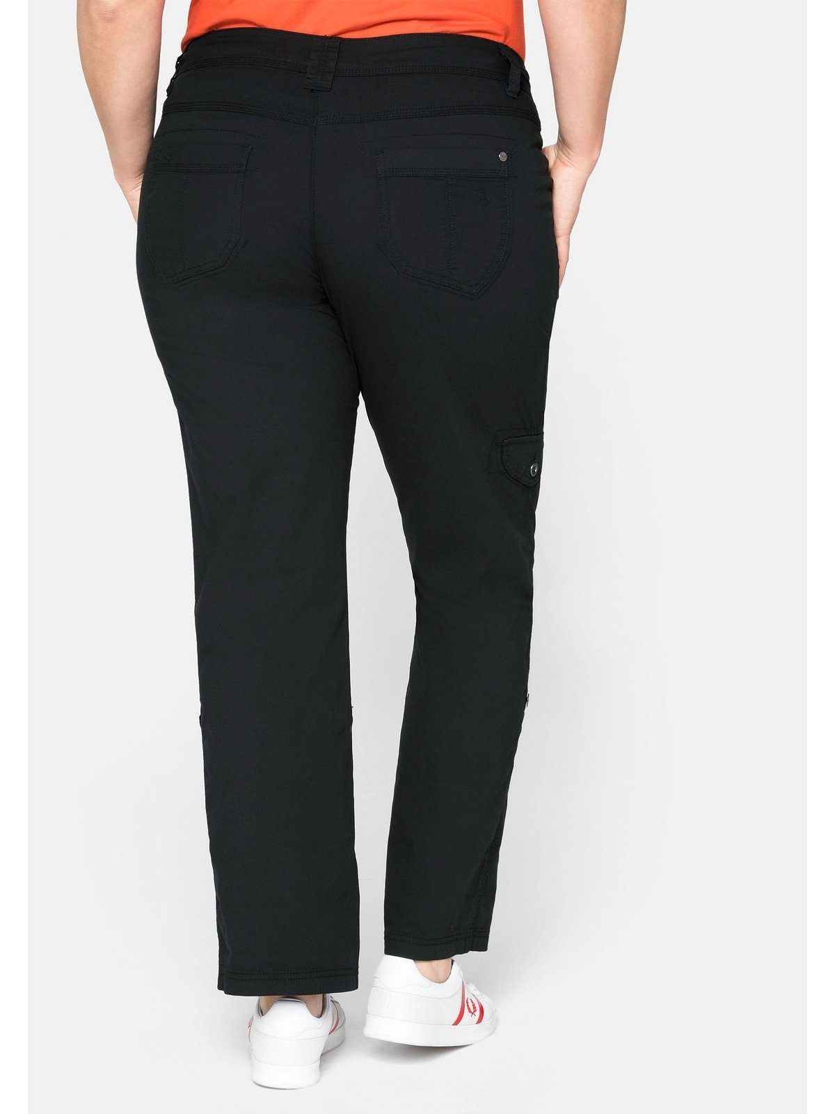 Sheego Cargohose Große Größen mit Krempelfunktion