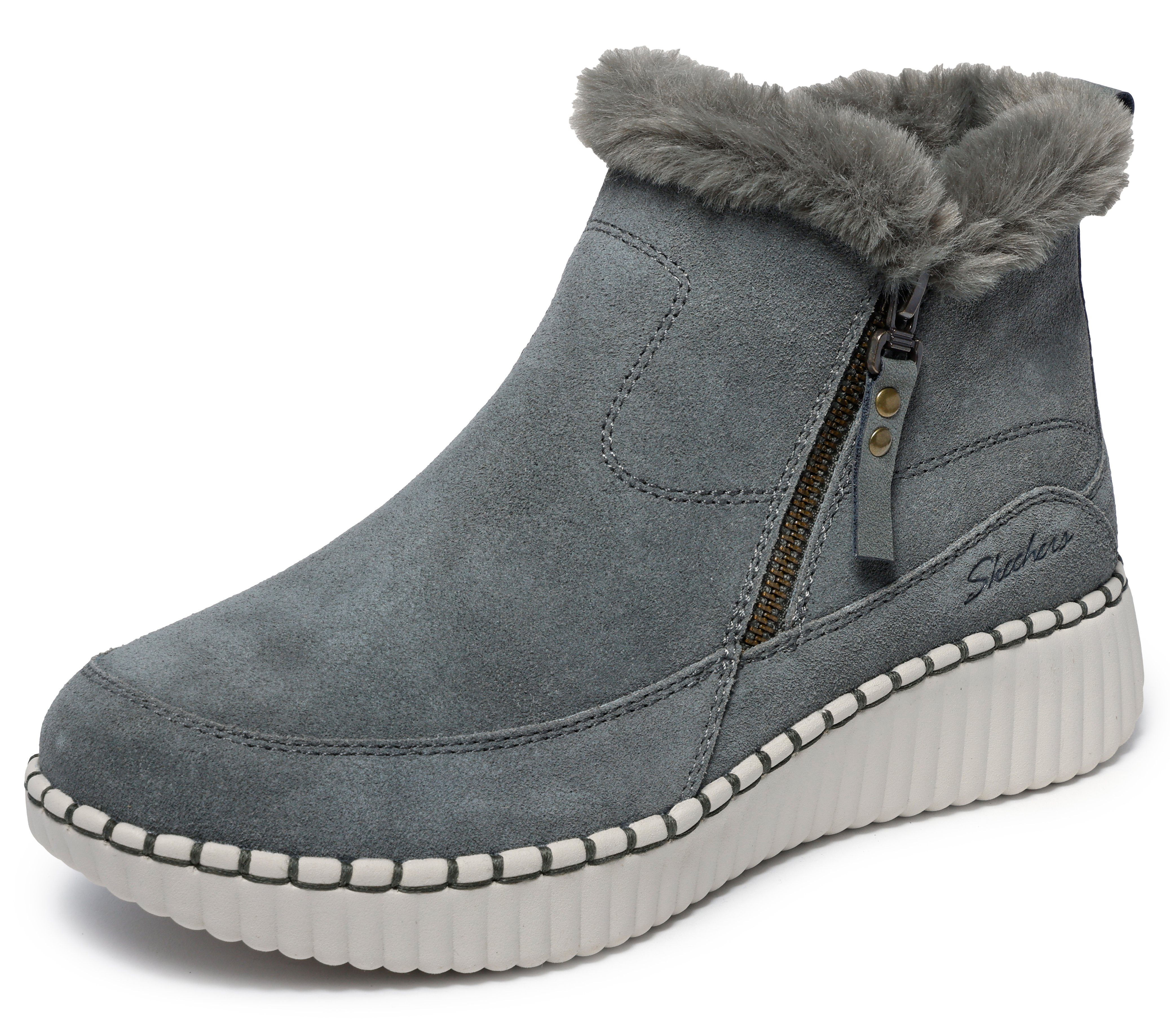 Skechers WILSHIRE BLVD-FRESH ZIP Winterboots Boots mit Reißverschluss – Bild 3 von 5