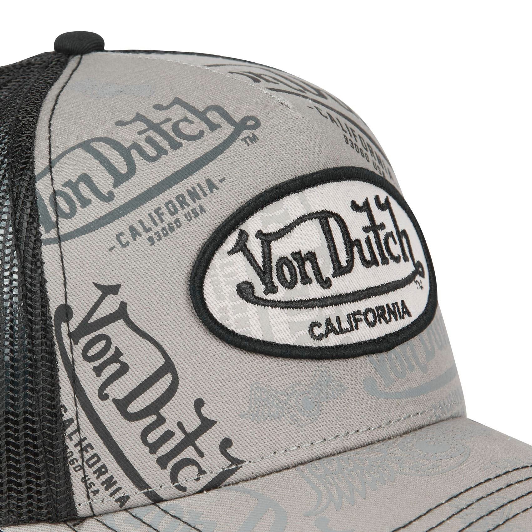 Von Dutch Trucker Cap Von Dutch Originals Trucker Cap - CALIFORNIA ALLOVER Mesh (Basecap, Basecap, Meshcap, Trucker Kappe)