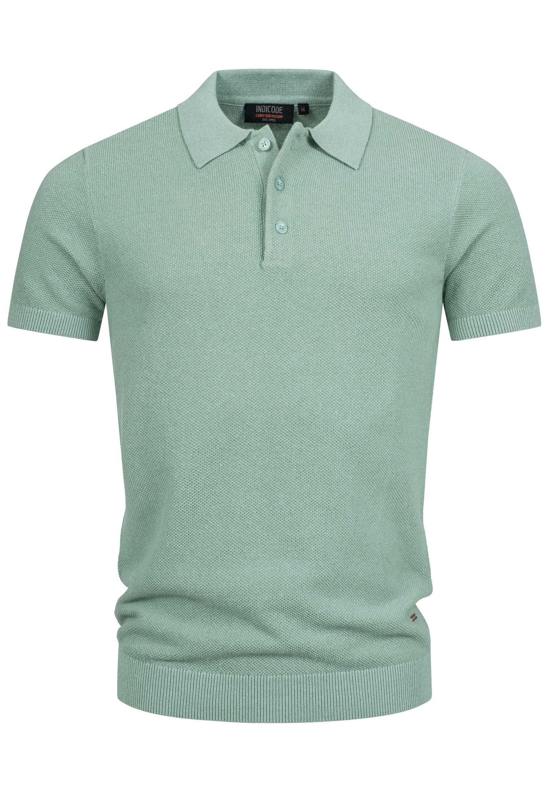 Indicode Poloshirt Herren INVorm Polo Shirt Herrenshirt mit dezent struktur günstig online kaufen