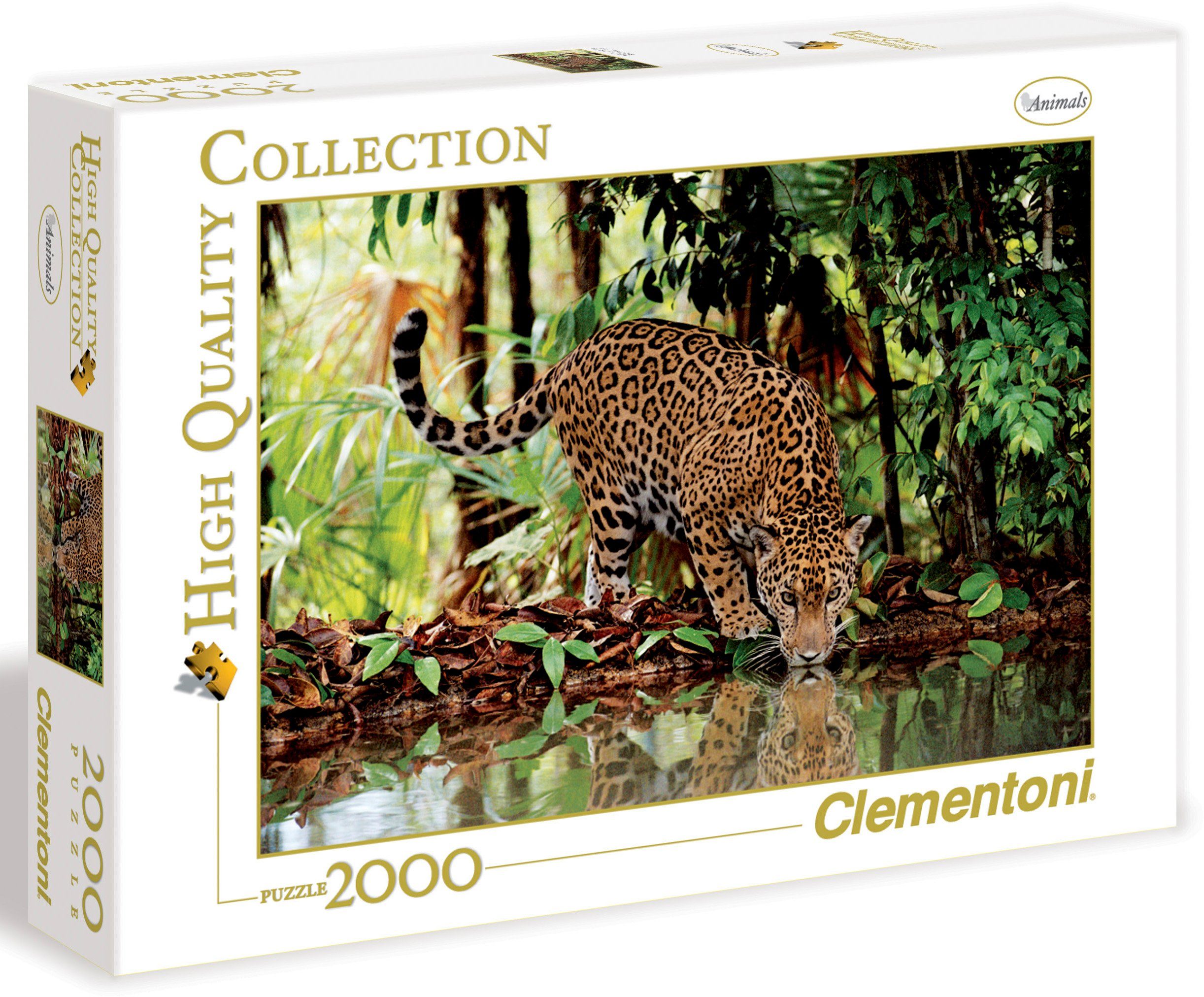 Puzzle Leopard, Quality Puzzleteile, Clementoni® Collection, High 2000 in Europe Made