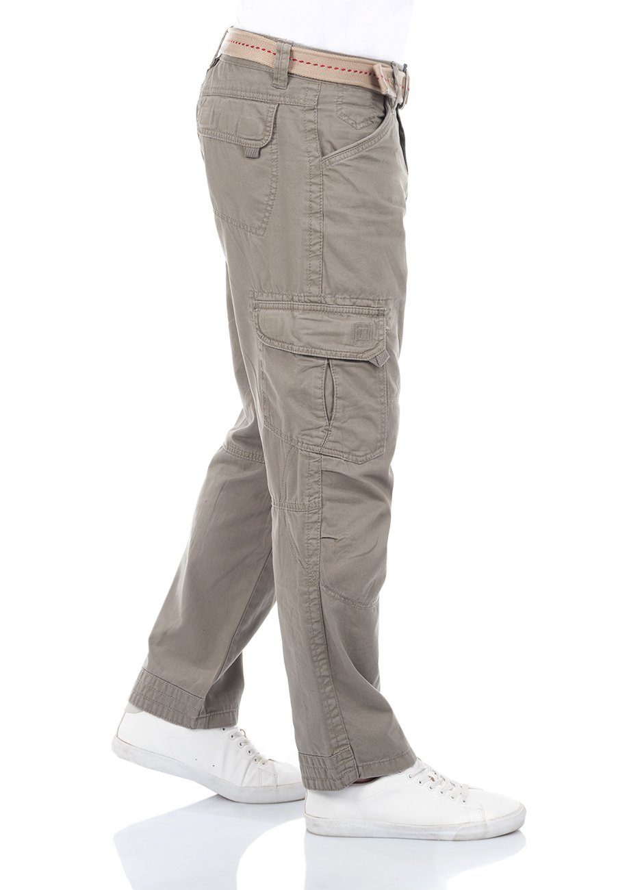 Freizeithose (8435) Loose Chinohose 100% aus Herren Grey Perl TIMEZONE Stoffhose BenitoTZ Fit Baumwolle