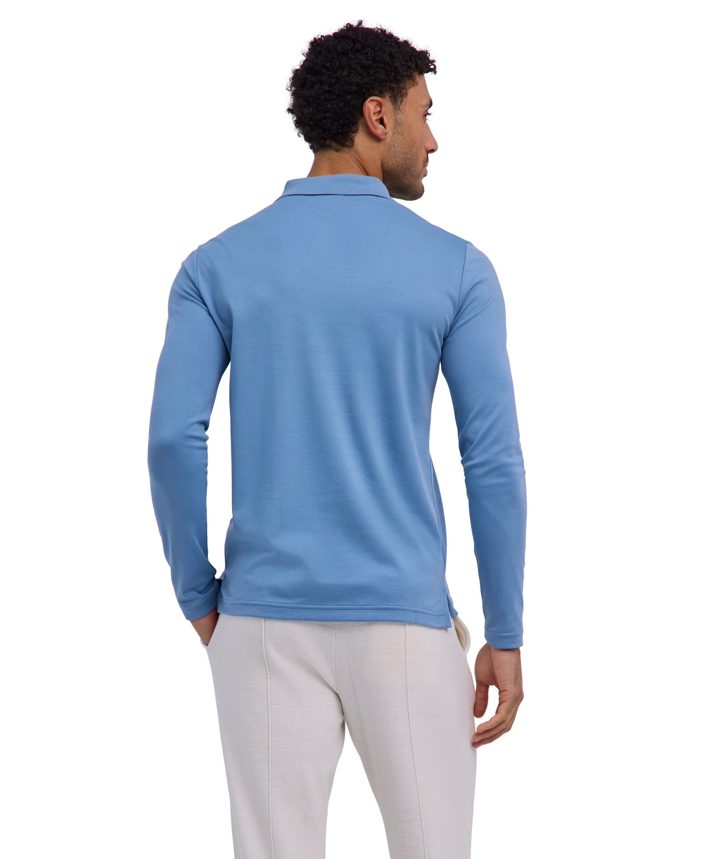 FALKE Poloshirt Polo Shirt aus hochwertiger Pima-Baumwolle (1-tlg., 1) aus hochwertiger Pima-Baumwolle