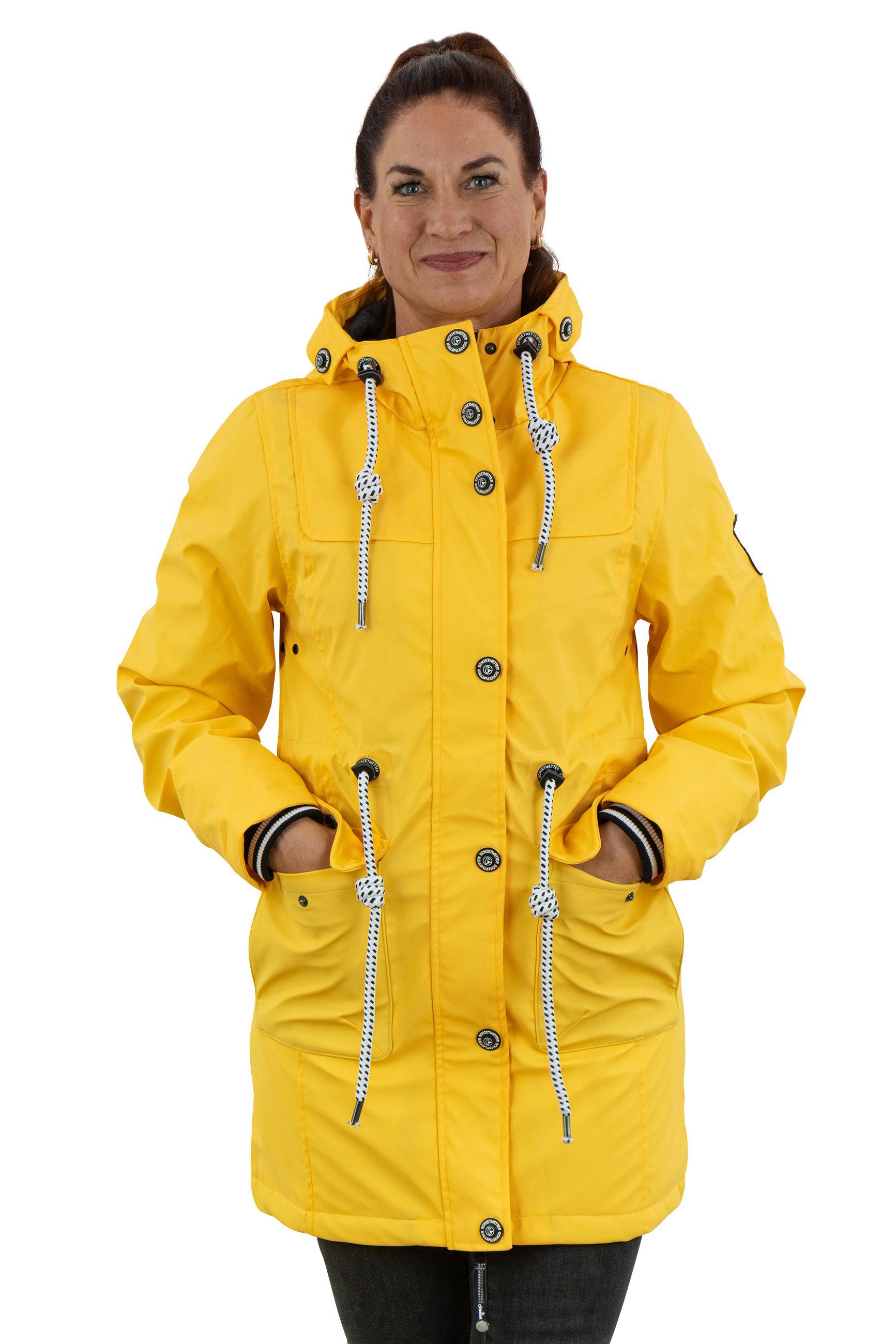 Schietwetter Regenjacke Damen gefüttert, wasserdicht & winddicht