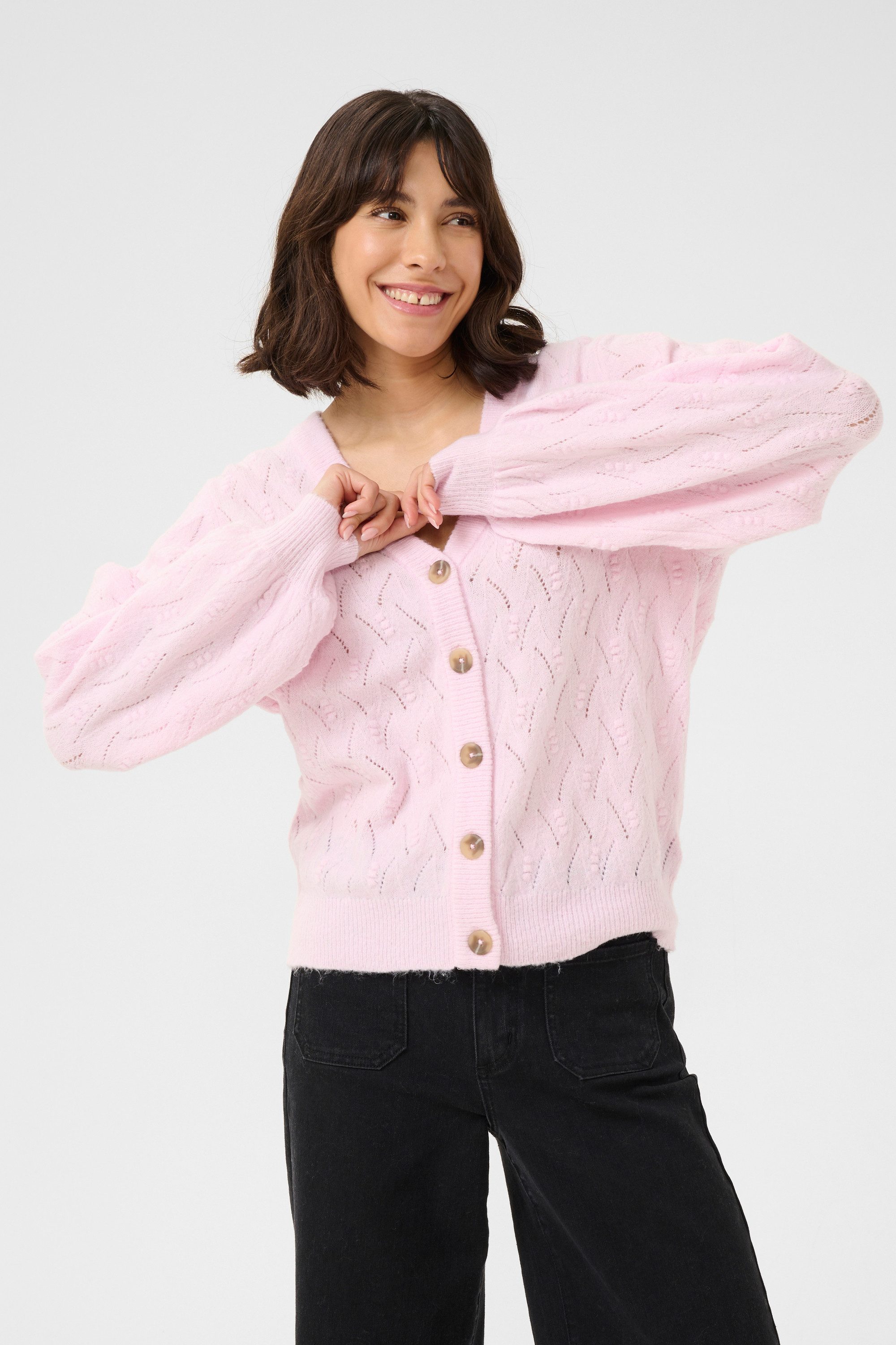 KAFFE Cardigan Strickjacke KArita