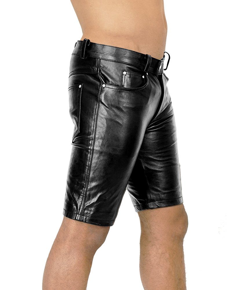 BOCKLE Boxershorts »Herren Leder Shorts kurze Lederhose Lederjeans Bockle®  Shine Shorts« online kaufen | OTTO