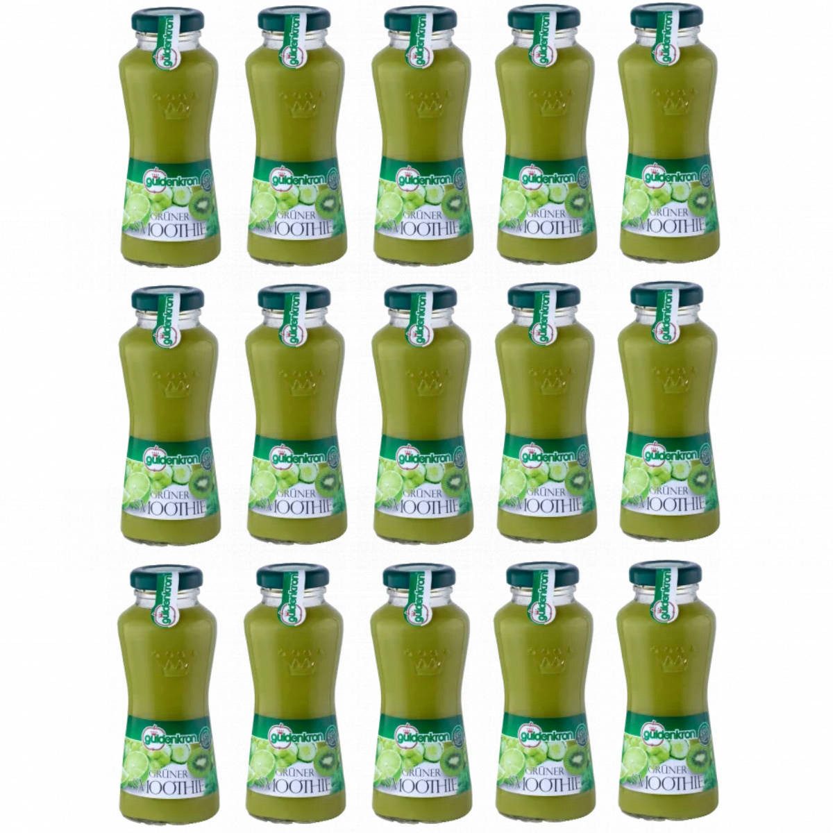 Güldenkron Saft, Güldenkron Smoothie grün Mehrfrucht Gemüsetrank Einweg 15x200ml