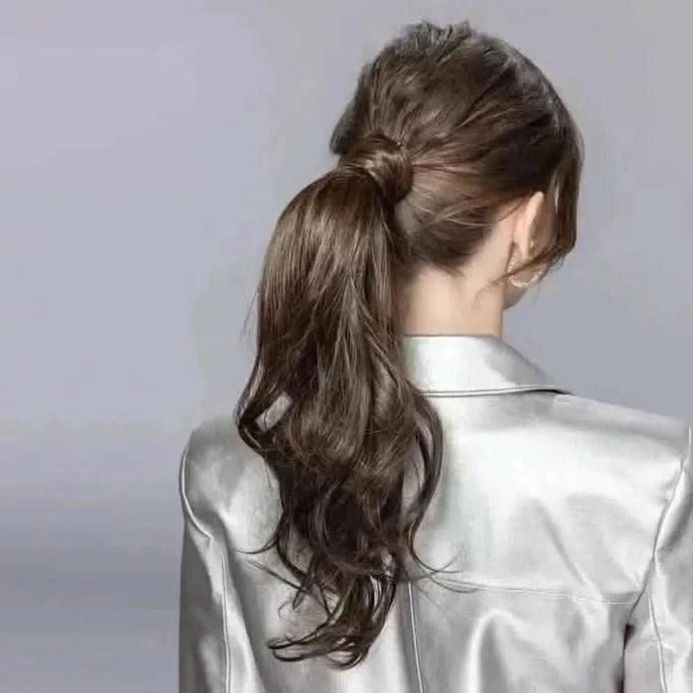 Ellen Wille Kunsthaar-Extension Ellen Wille Wine, Mit hitzefreundlicher Faser, 38 cm lang und natürlicher Wellung.