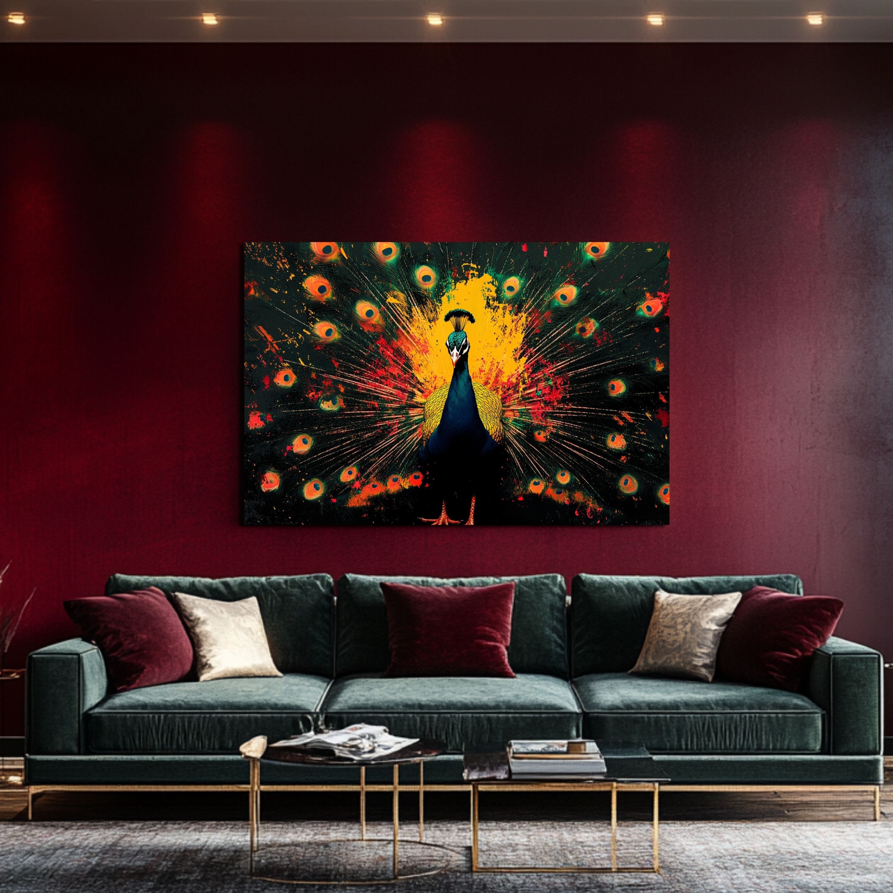 DARO Design Leinwandbild Modern Abstrakt Wandbilder XXL Wandbild Wand Deko günstig online kaufen
