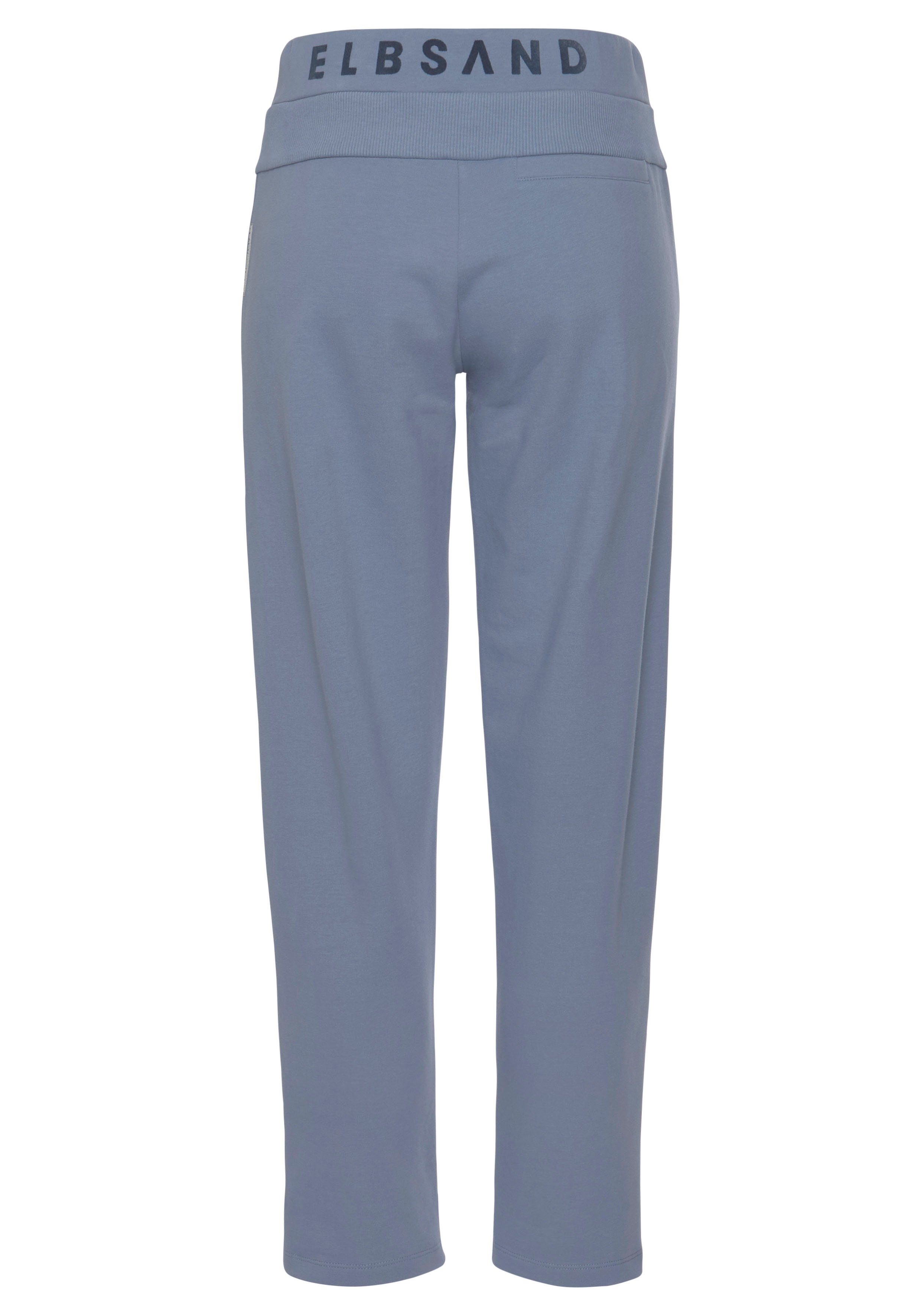 Elbsand Sweathose Brinja mit Logoprint am Bund und Taschen, Jogginghose, Relaxhose – Bild 4 von 5