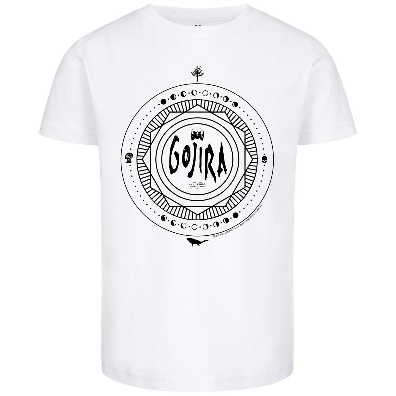 T-Shirt mit Gojira (Moon Phases) Aufdruck für Kinder (2–14 J)