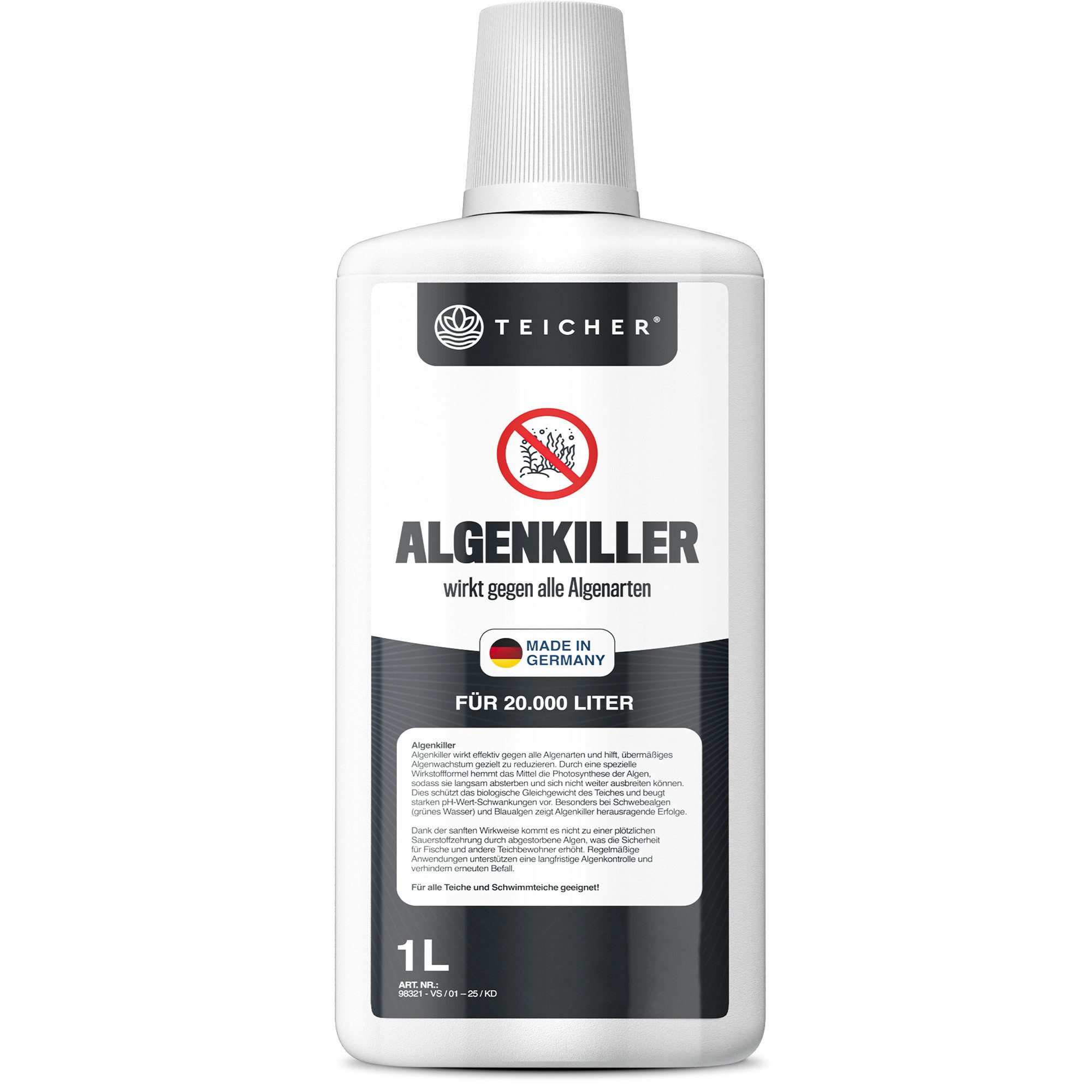 Teicher Algenbekämpfung Gegen Schwebe- & Blaualgen & Grünes Wasser im Teich günstig online kaufen