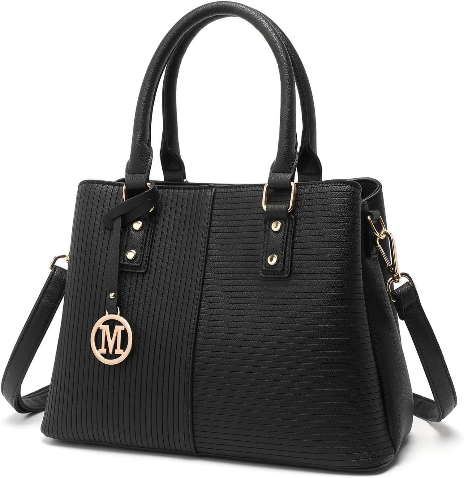LuxusKollektion Handtasche Damen PU Leder Henkeltasche günstig online kaufen