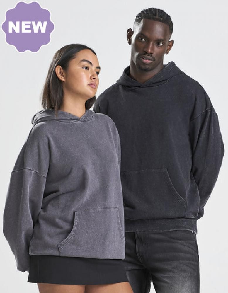 Just Hoods Kapuzenpullover Unisex Vintage Washed Hoodie