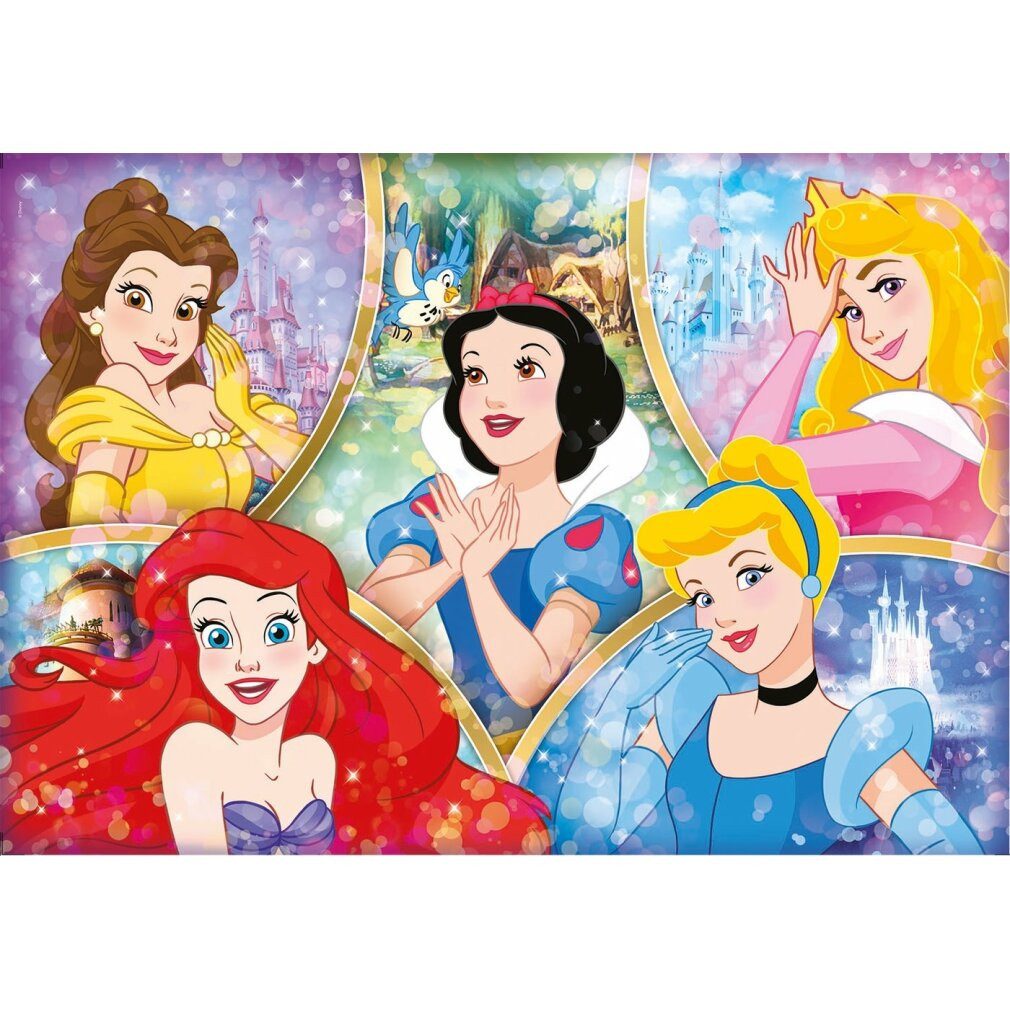 Clementoni® Puzzle Disney Prinzessin Puzzle 180Stück, Puzzleteile