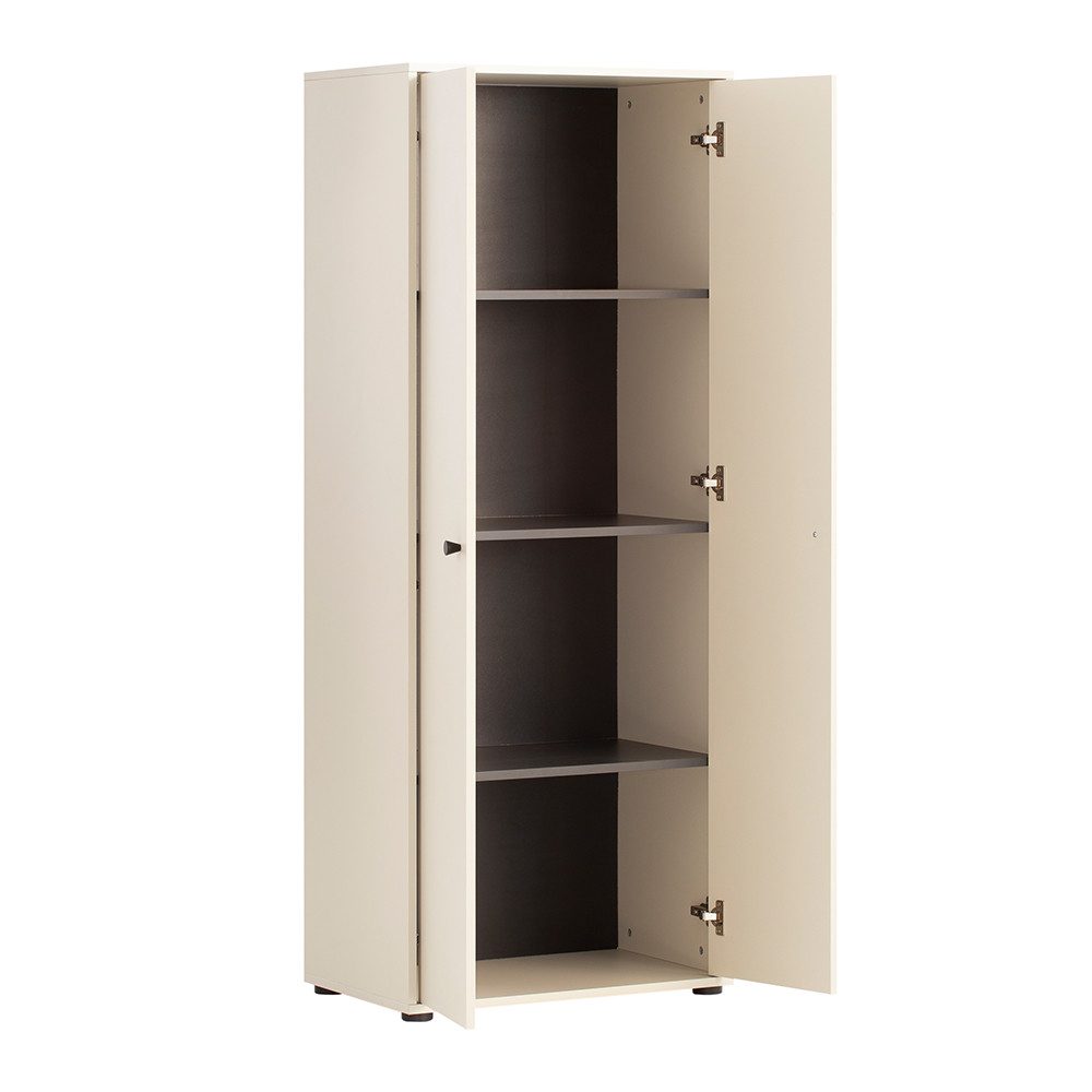 Lomadox Mehrzweckschrank LORCA-80 creme beige 2 günstig online kaufen