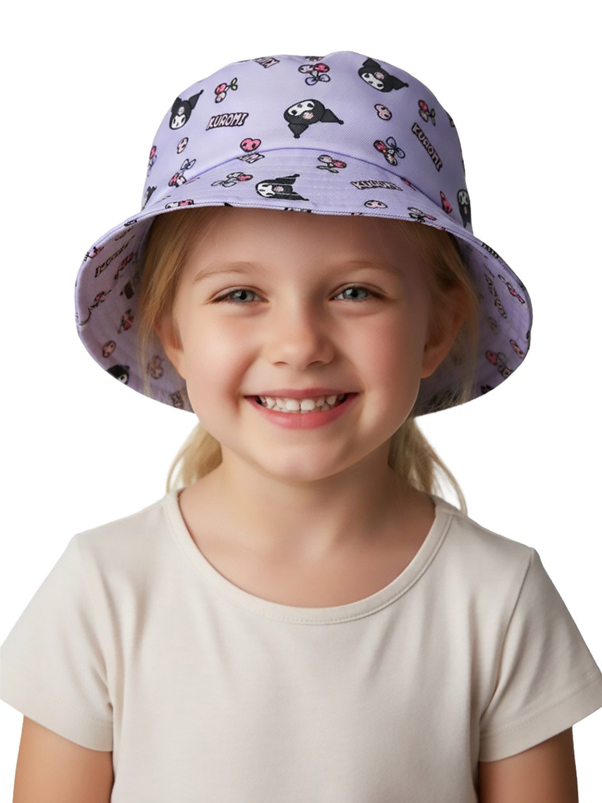 United Labels® Fischerhut Hello Kitty Fischerhut Kuromi Bucket Hat Sonnenschutz Anglerhut