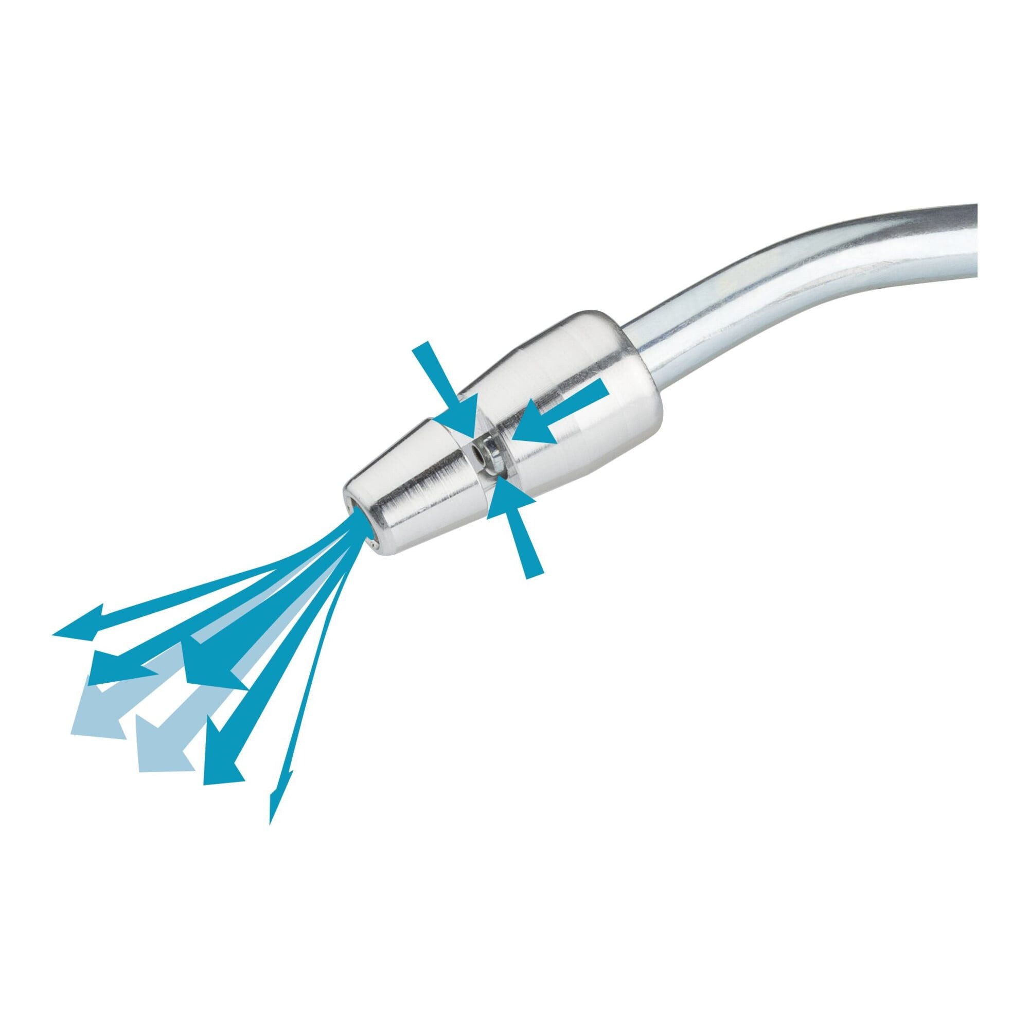 HAZET Ausblaspistole HAZET Ausblaspistole 100 mm, mit Venturidüse und gebogenem Rohr 9040P-