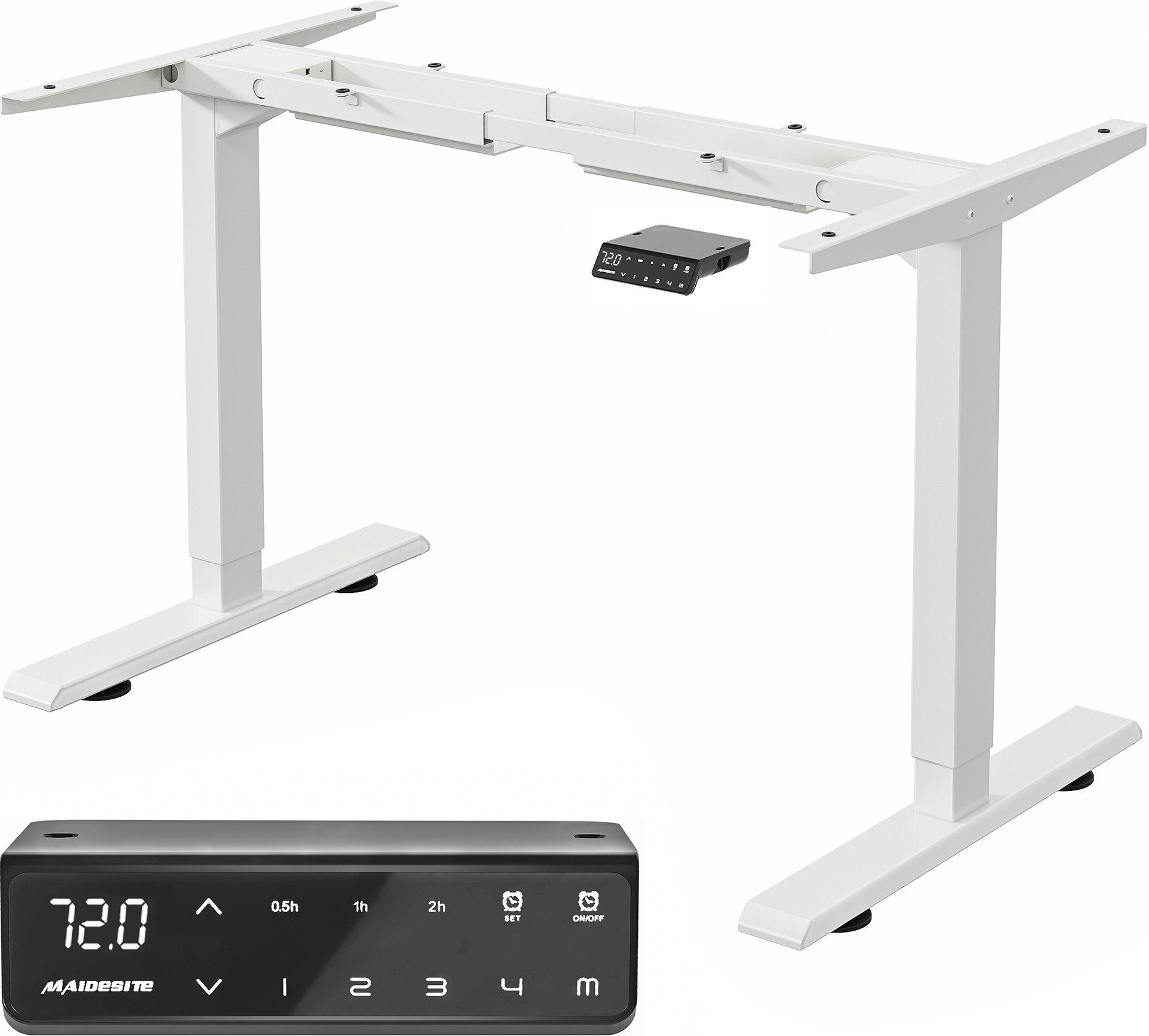 MAIDESITE Schreibtisch ​Elektrisch höhenverstellbarer mit 2 günstig online kaufen