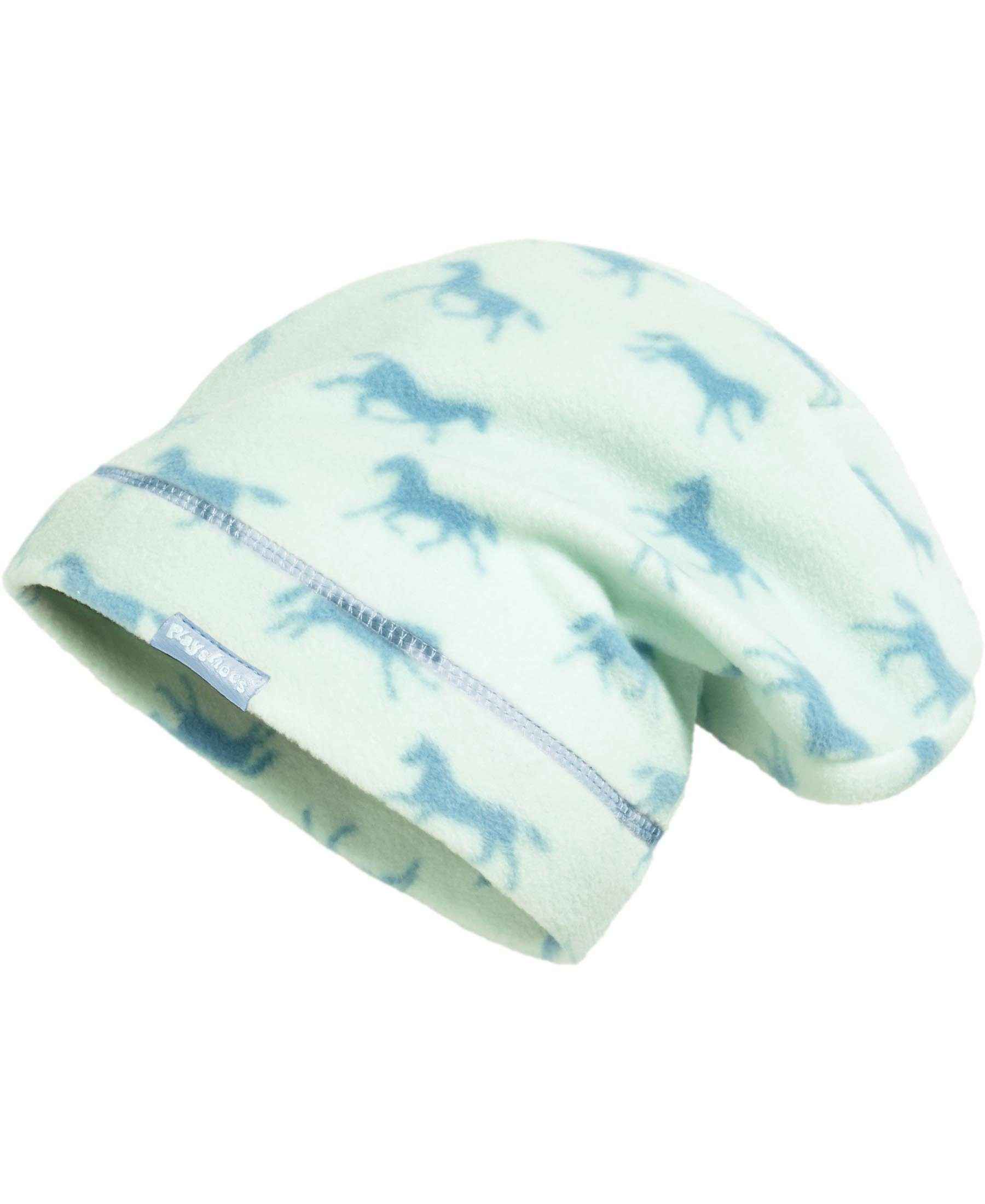 Schlupfmütze Fleece-Beanie Pferde