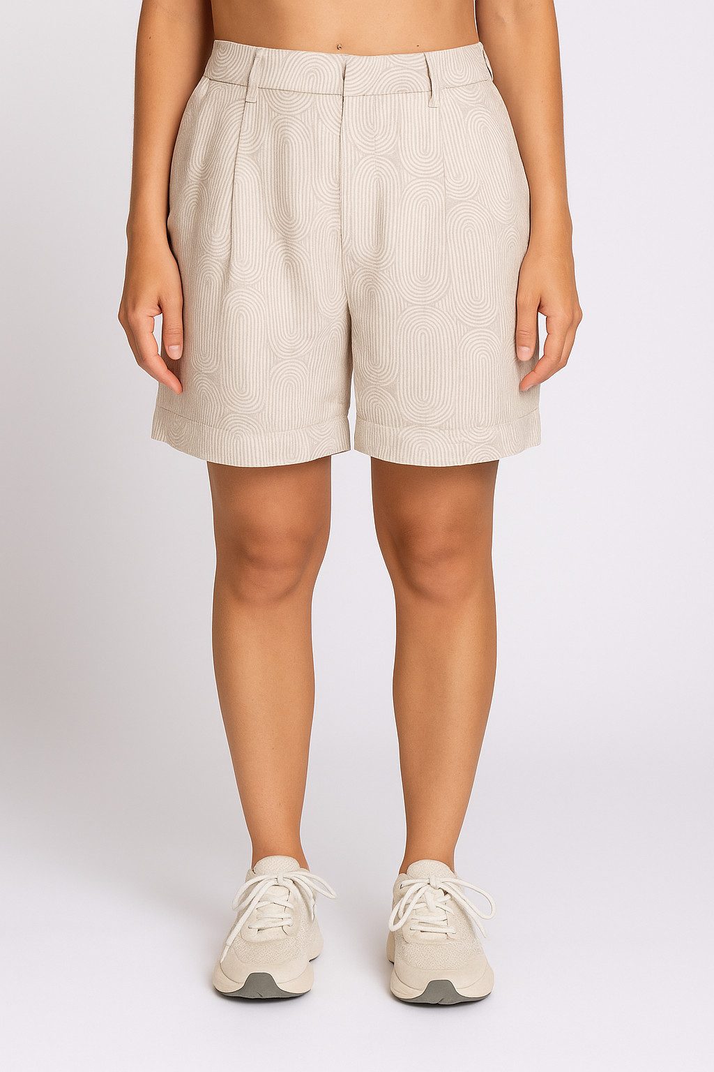 Zhrill Chinoshorts ZHFJELLA Sommerhose mit zartem grafischem Muster und Lei günstig online kaufen