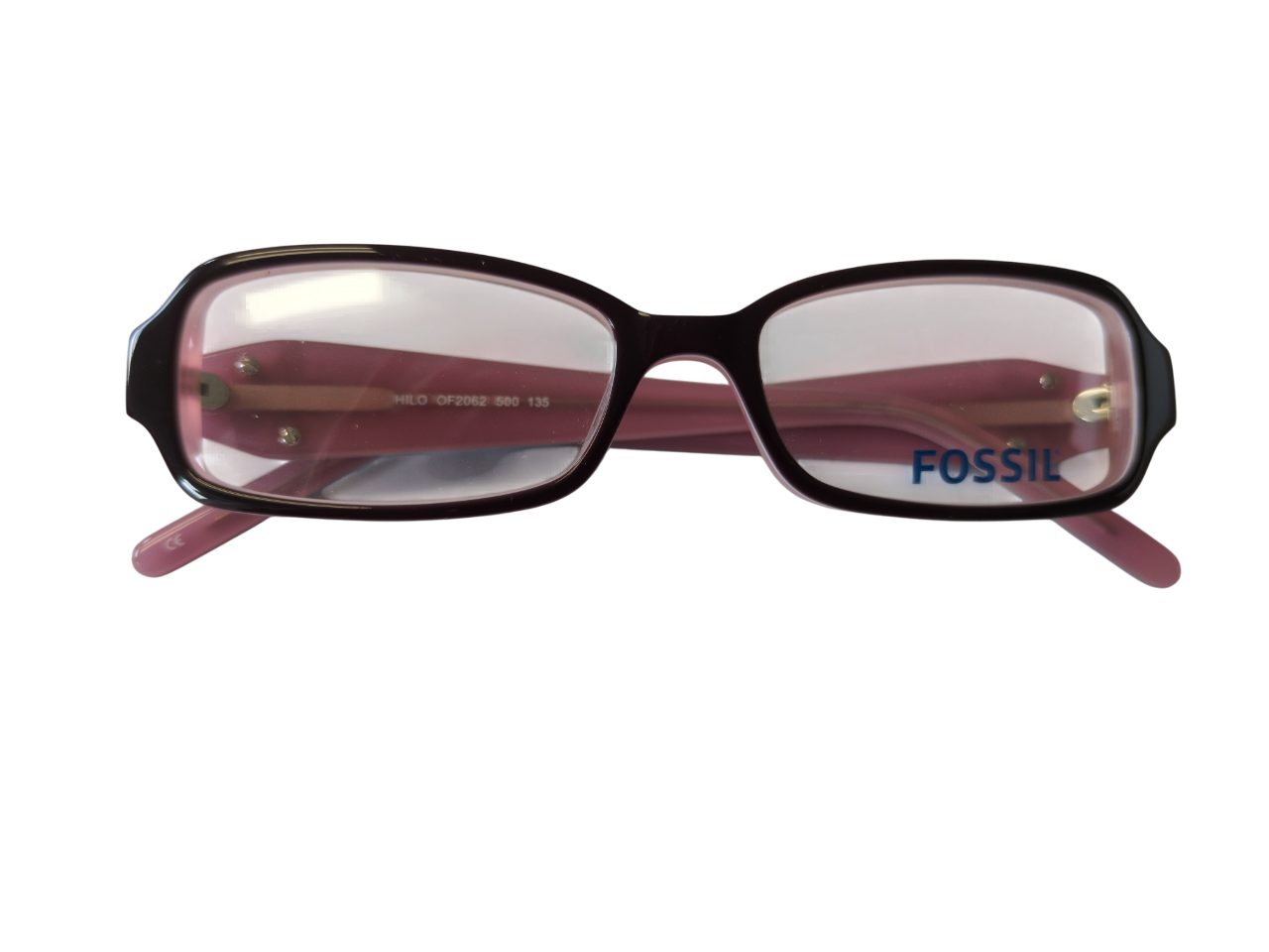 Fossil Brillengestell Korrektionsfassung Brille Kunststoff Violett 52/16/135 - OF2062500