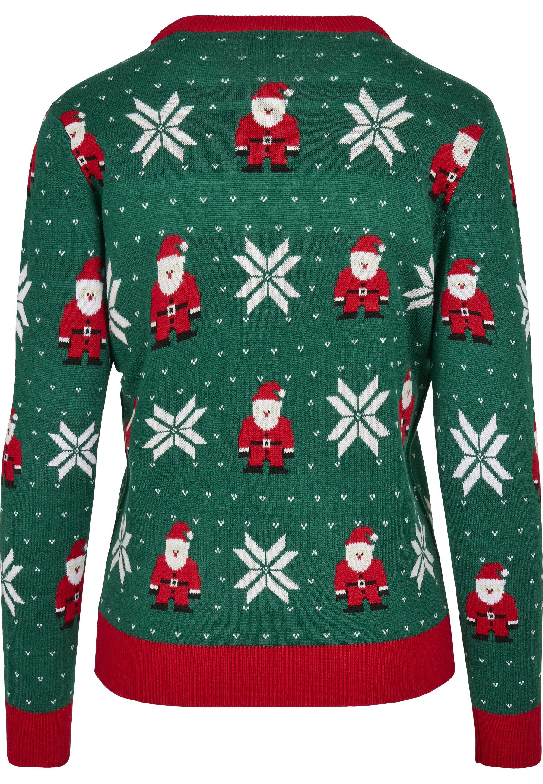 URBAN CLASSICS Fleecepullover Urban Classics Damen Ladies Santa Christmas Sweater (1-tlg)