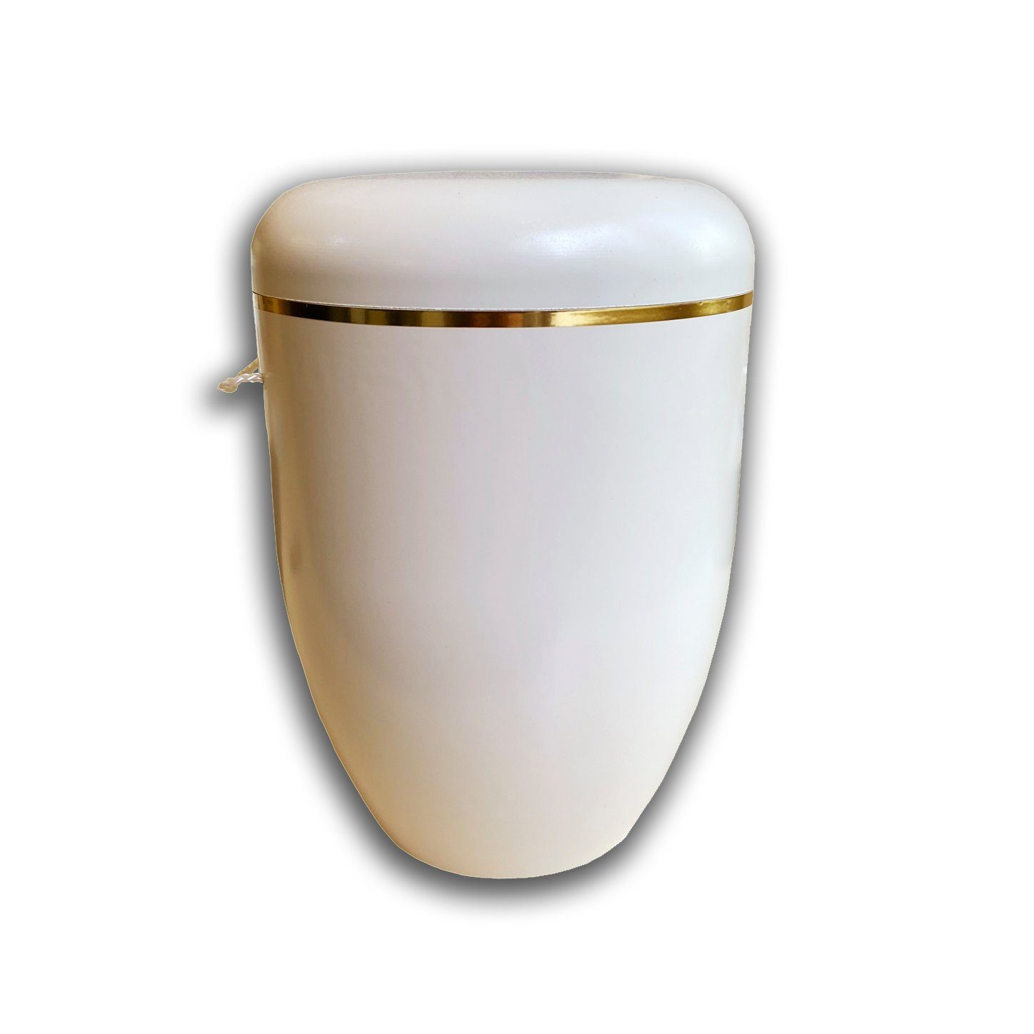 Lasernauten Grabkerze Bio Urne creme weiß günstig online kaufen