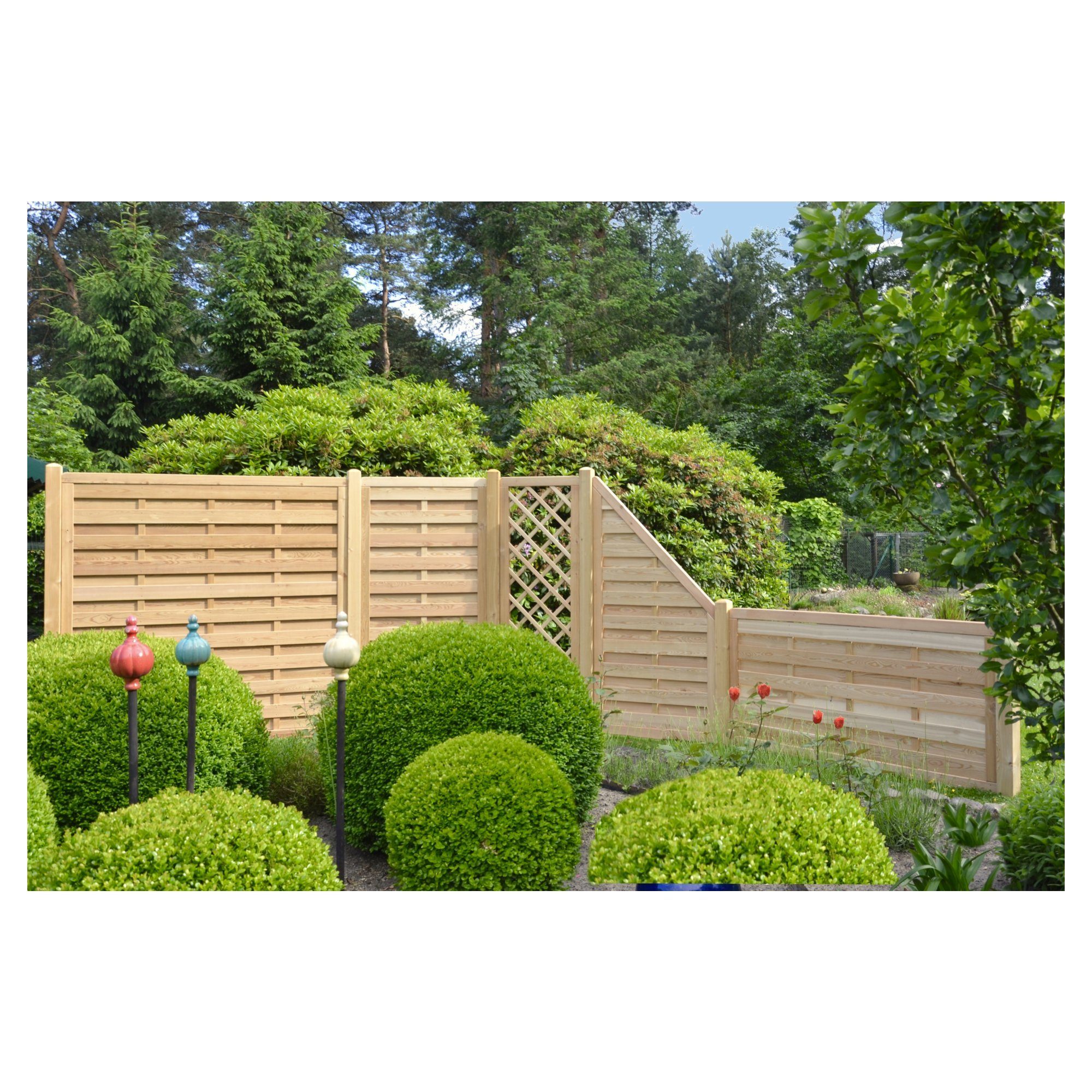 Tetzner & Jentzsch Gartenzaun BAIKAL-Serie geschlossen