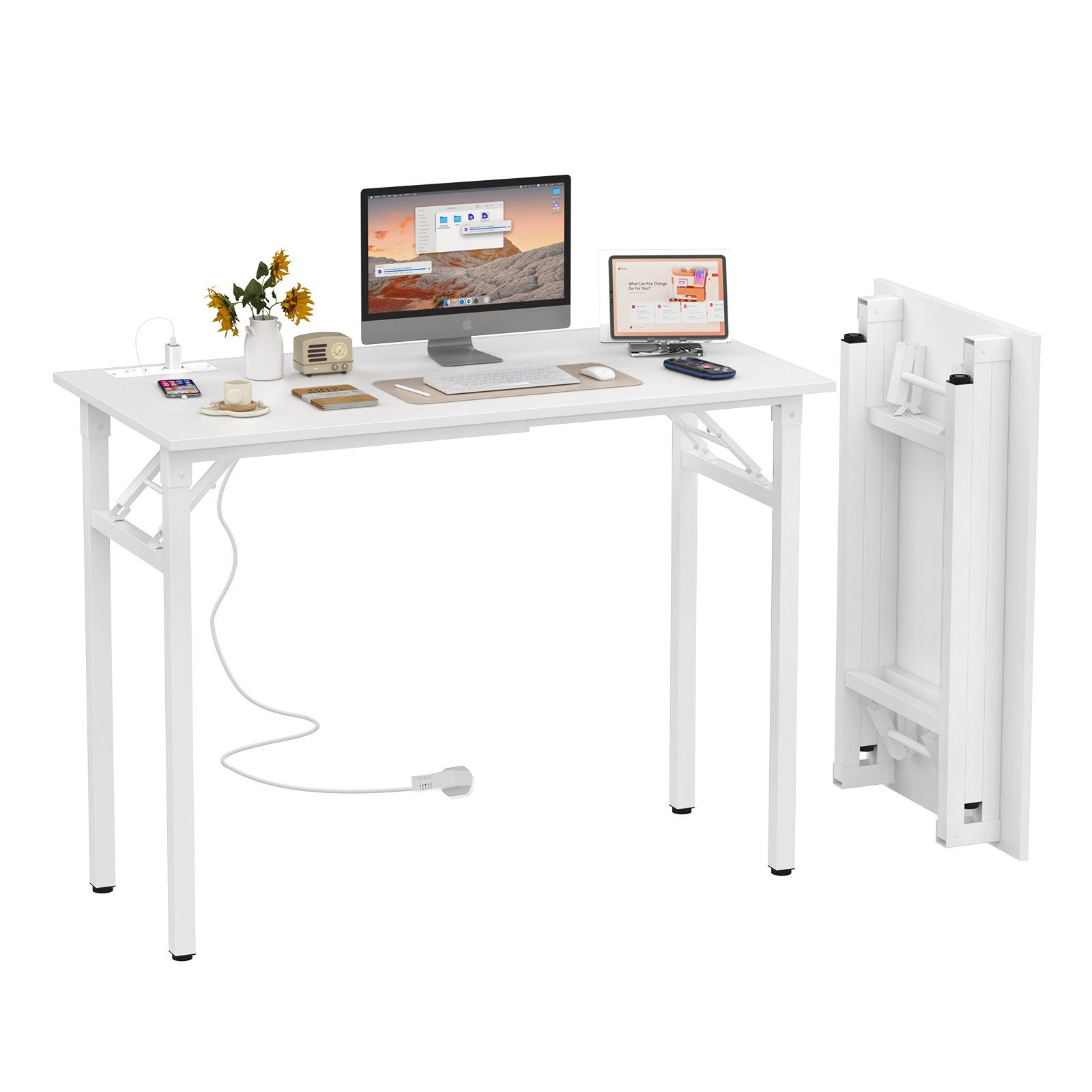 JEOBEST Klapptisch Keine Montage Erforderlich Schreibtisch günstig online kaufen