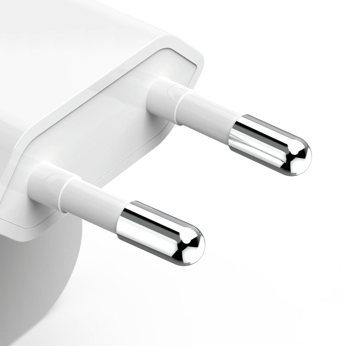 Hama faltbares Mini-Schnellladegerät, 40 Watt, GaN, 2xUSB-C, weiß Schnelllade-Gerät (2xUSB-C, Power Delivery, Fast Charge, GaN-Technologie, Eurostecker) – Bild 4 von 5