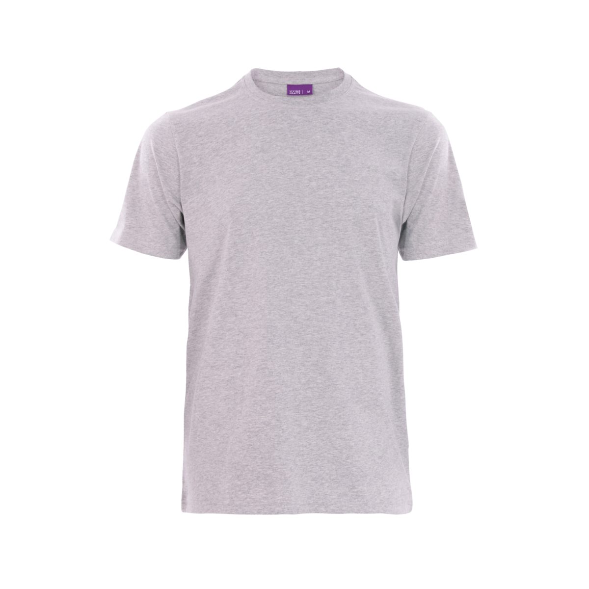 CLARK Single LIVING Grey Melange T-Shirt anschmiegsames Jersey Weiches, CRAFTS
