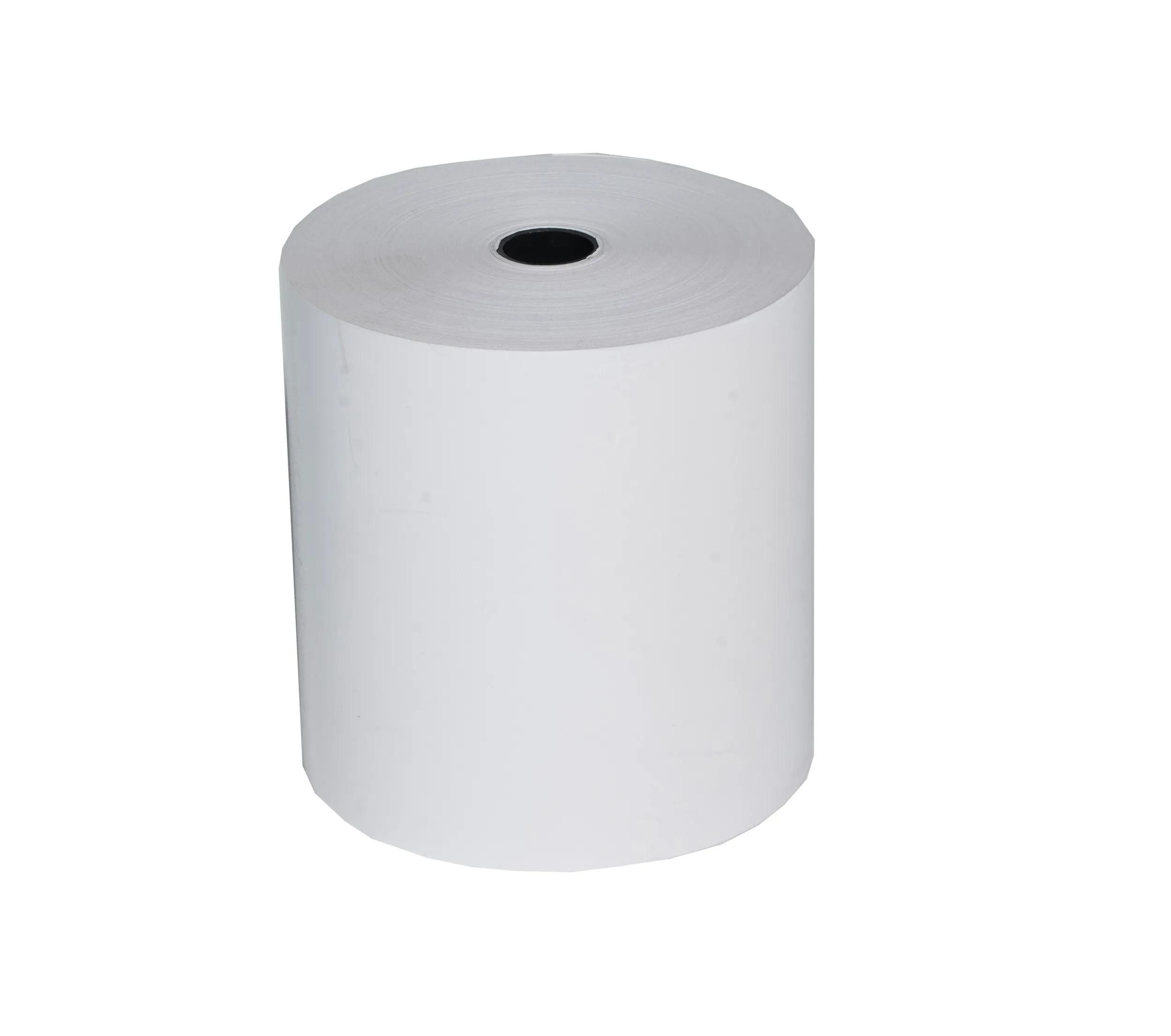 EXACOMPTA Endlospapier 30x Rolle 1-lagig thermisch Kasse 55g B: 80mm L: 76m Weiß 40808E, Kassenrollen