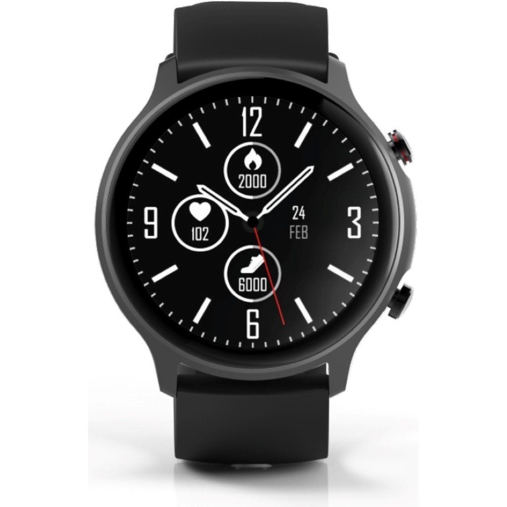 Hama Fit Watch 6910 - Smartwatch - schwarz/dunkelgrau Smartwatch