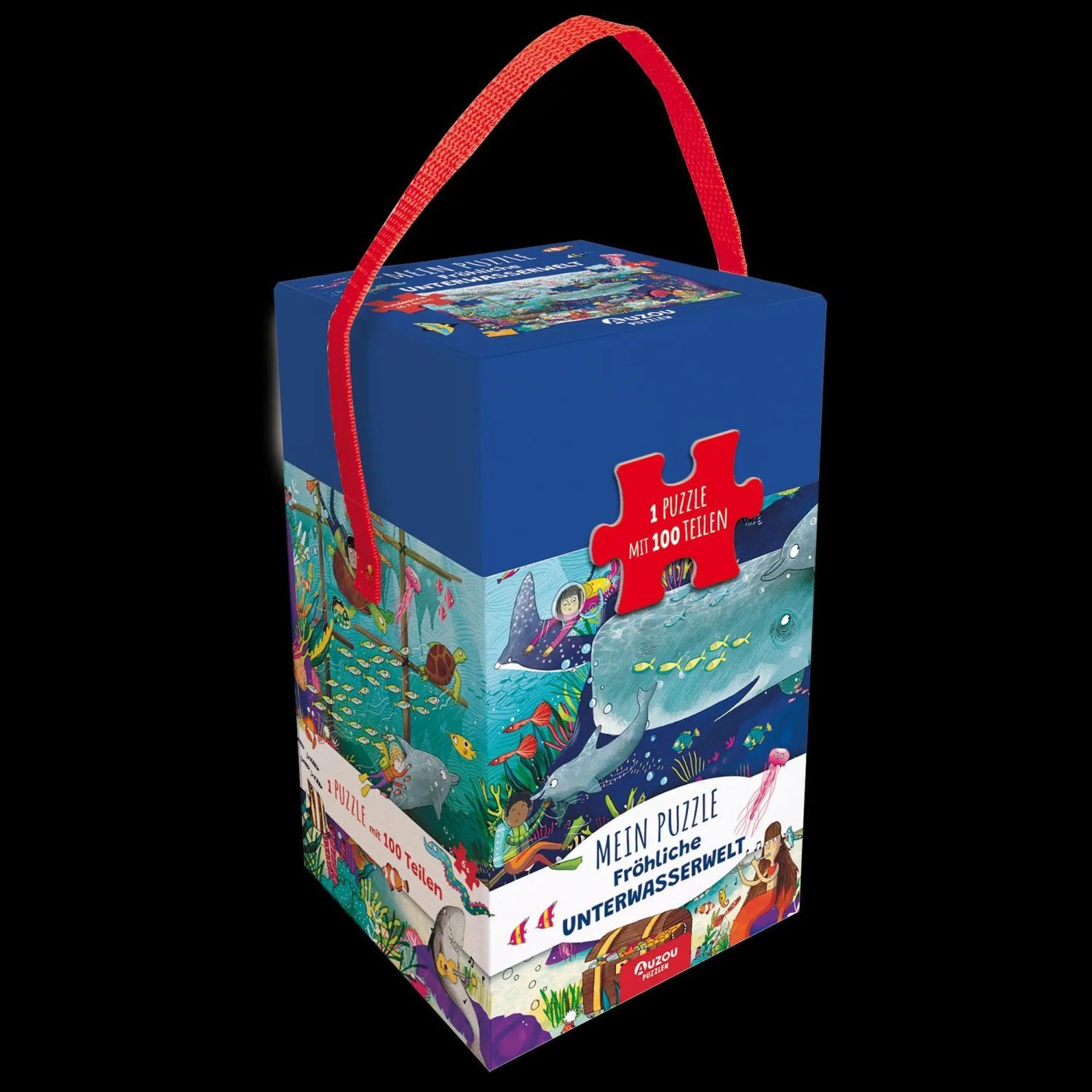 HUCH! Puzzle Auzou Mein Puzzle - Fröhliche Unterwasserwelt, Puzzleteile