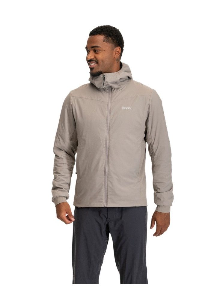 Bergans Allwetterjacke Wanderjacke Holo Insulated Hood (4-Wege-Stretch) rock taupe Herren