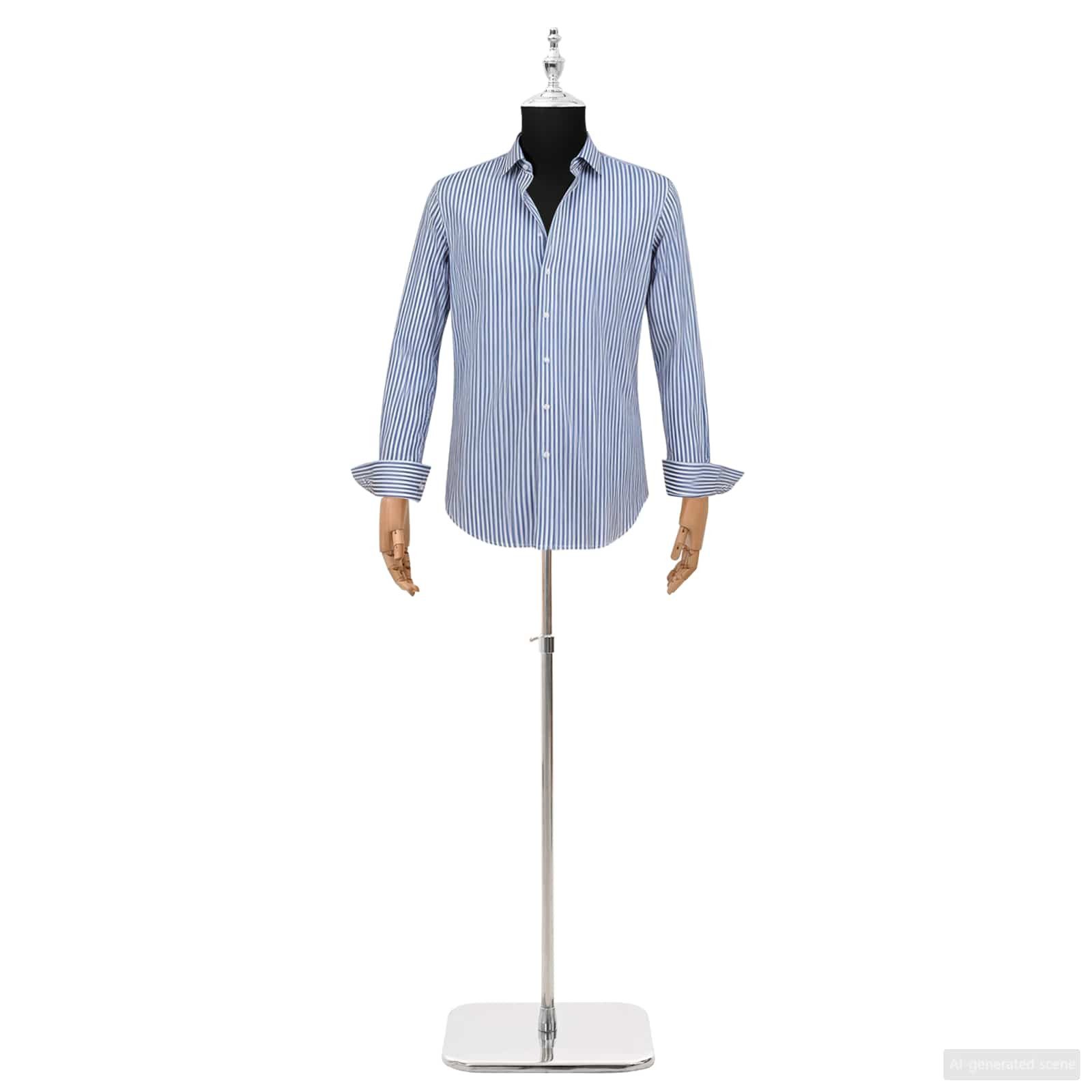 vidaXL Kunsthaarperücke Verstellbarer Mannequin 170-218 cm mit Standfuß Männlich PP