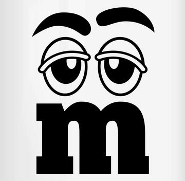 Shirtracer Tasse M und M Figuren Aufdruck M&M, Keramik, Karneval und Fasching Deko