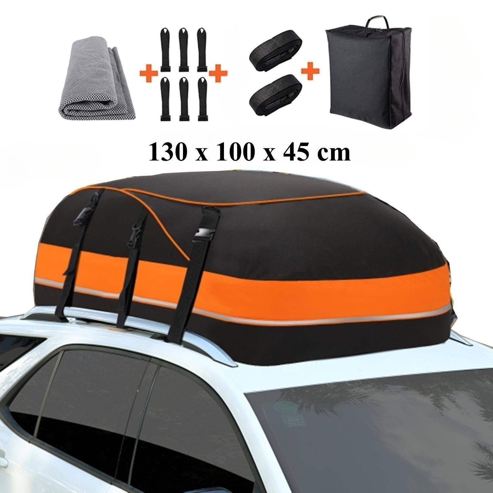 Dachbox Auto faltbar tragbar 900D wasserdicht mit Antirutschmatte