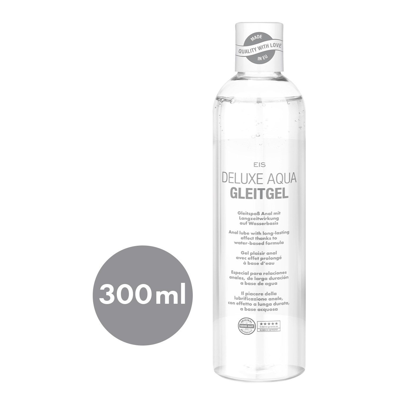 EIS Stimulationsgel EIS Deluxe Aqua Gleitgel, 300ml, wasserbasiert, anal, 0-tlg.